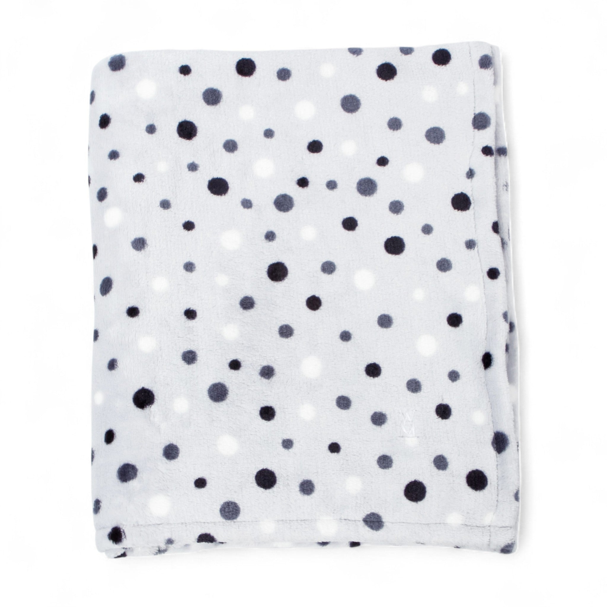 Grys Polka Dot Kombers