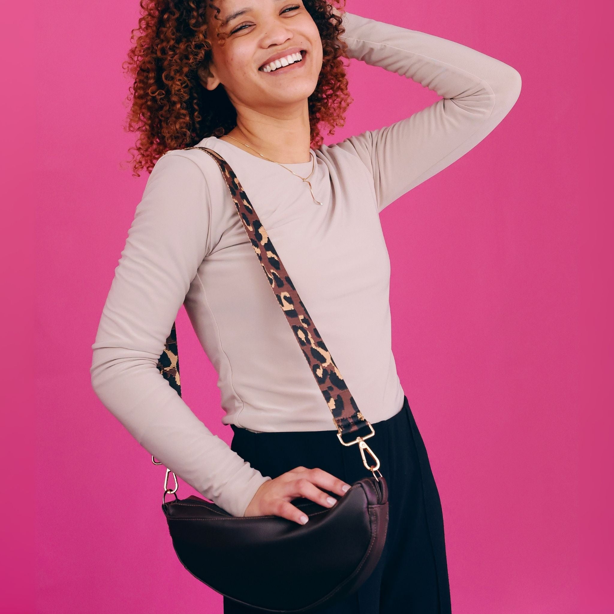 Brown Camo Belly Bag