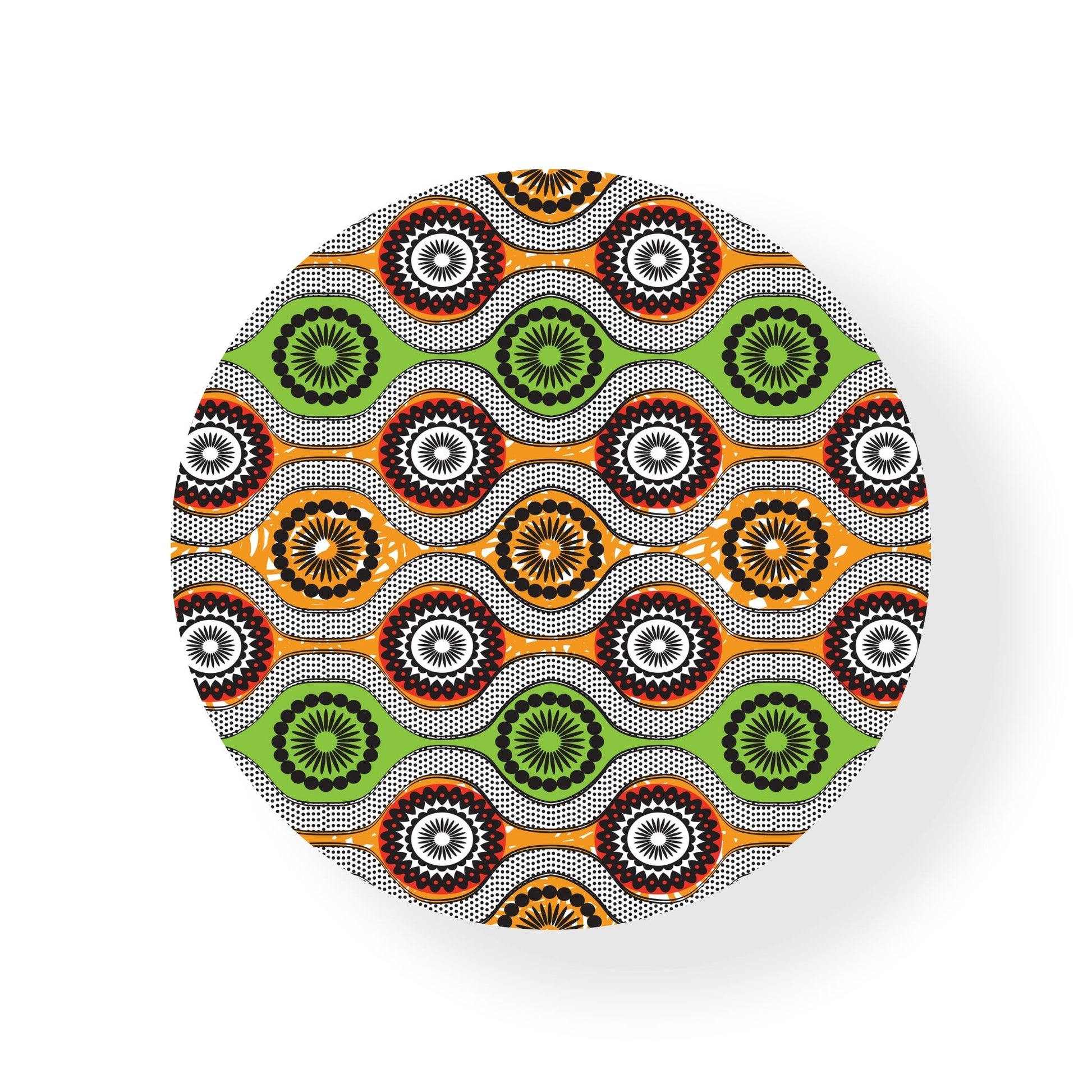 African Print Coaster