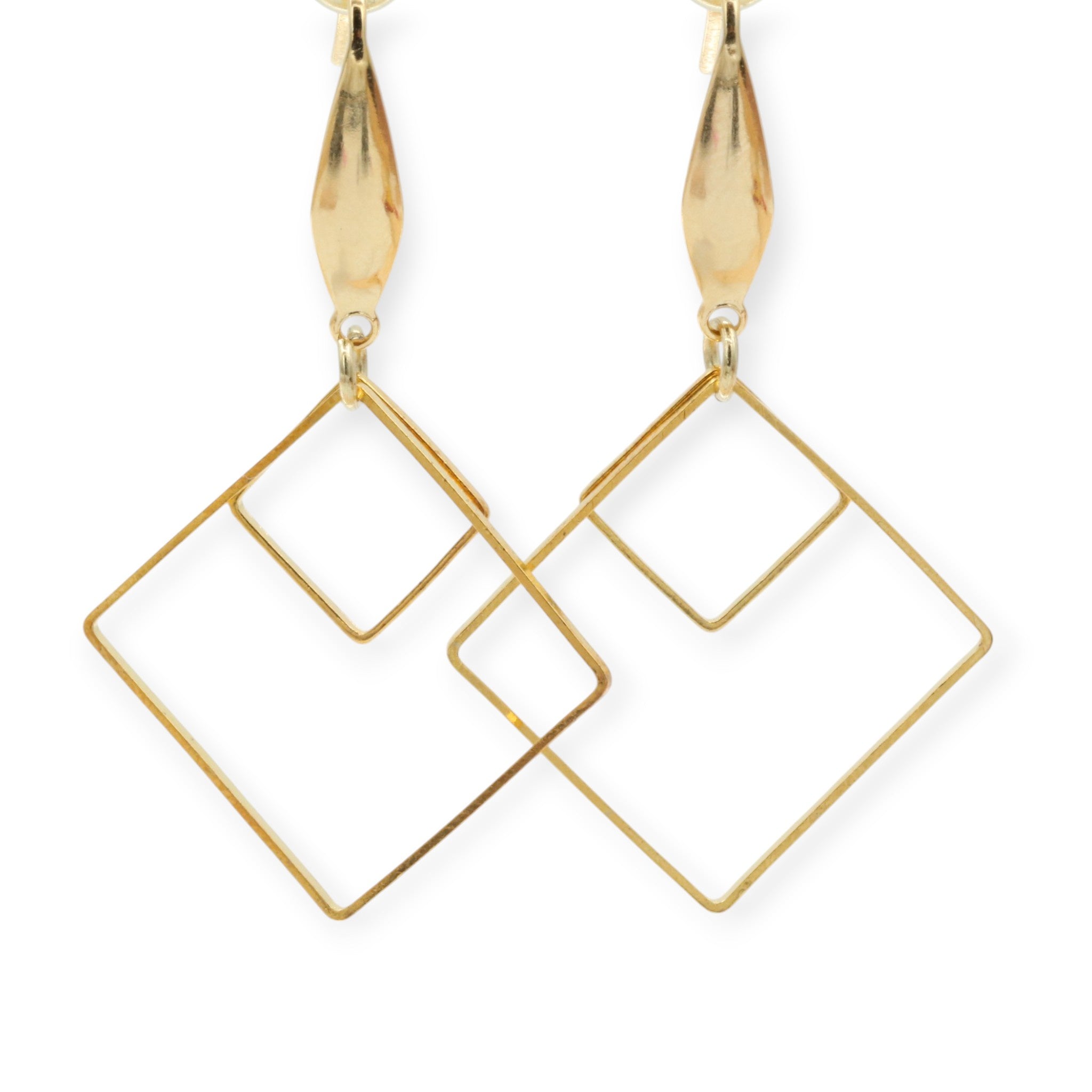 Double Square Earrings