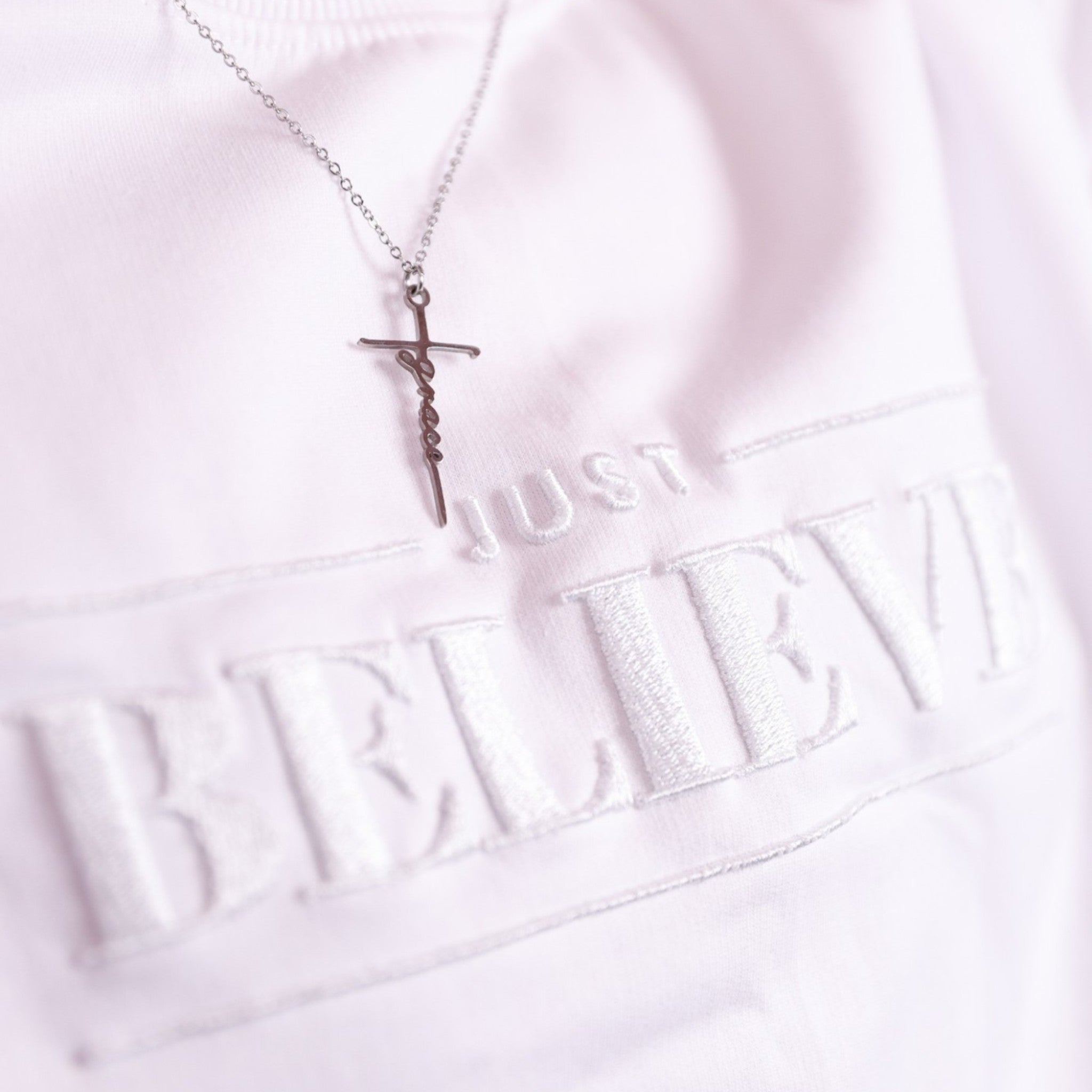 Believe Embroidered Sweatshirt