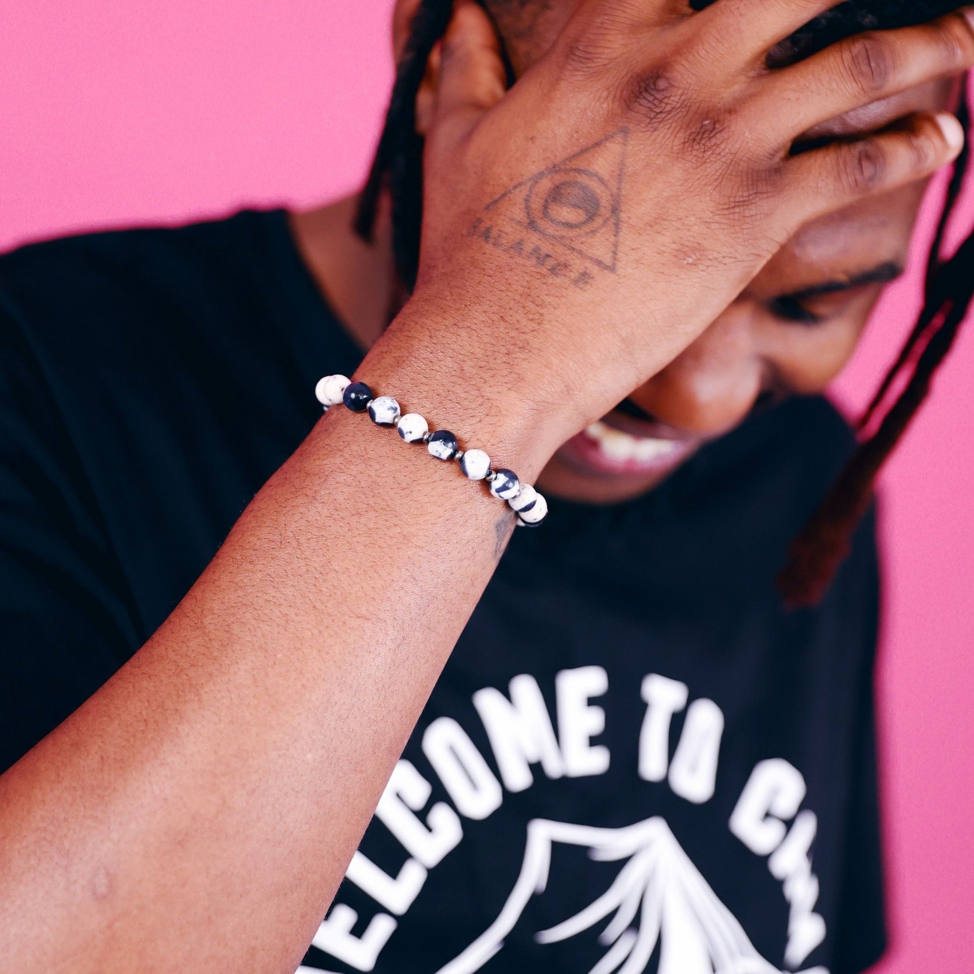 8mm Marine Blue Bracelet