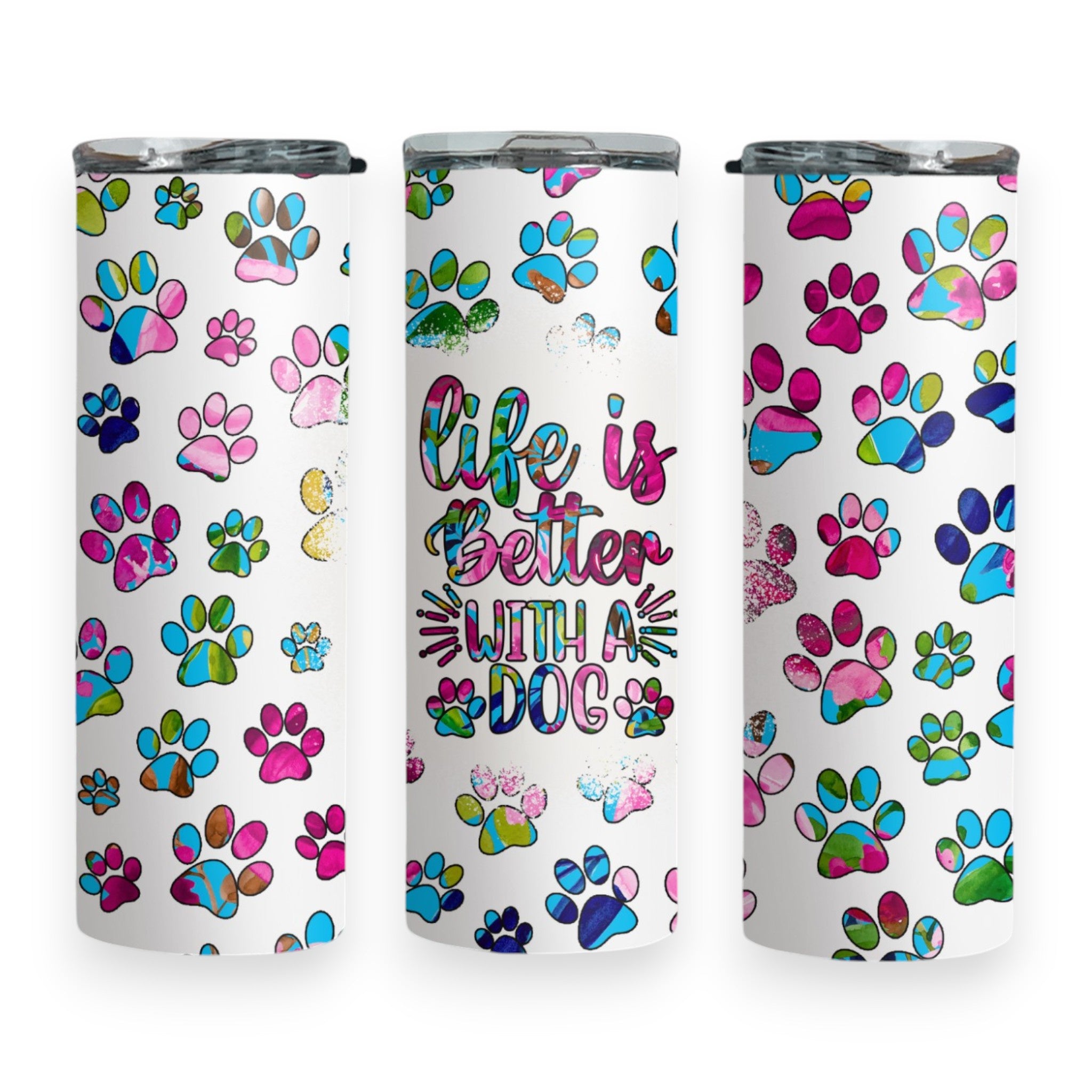 Paw Better with Dogs Tumbler