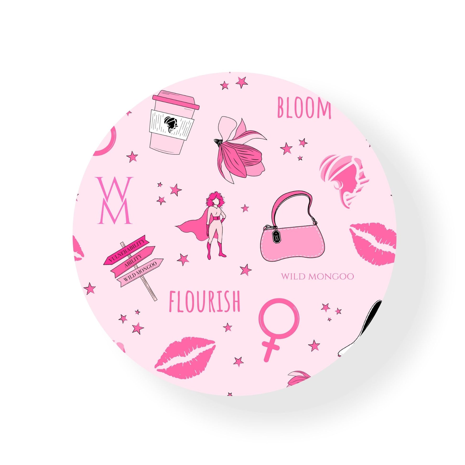 Amandla kwi-Pink Coaster