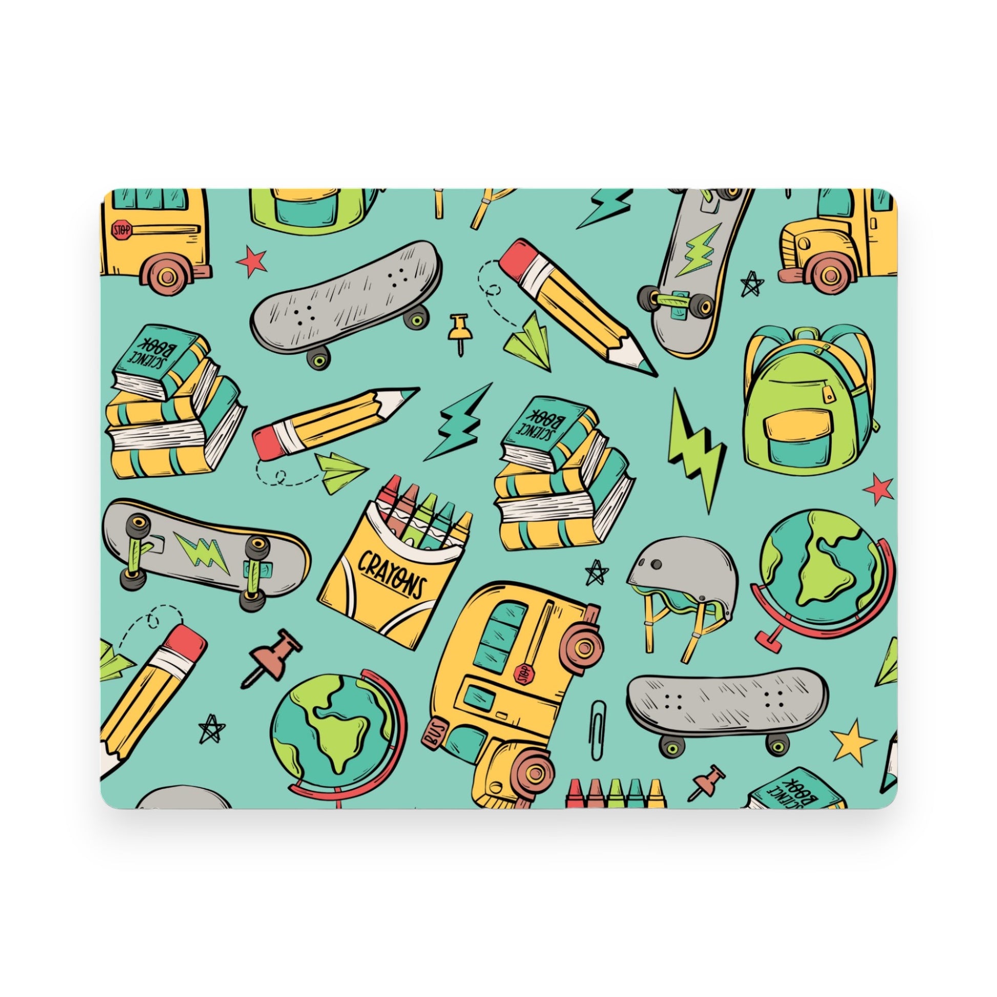 Scribble and Skate Mousepad