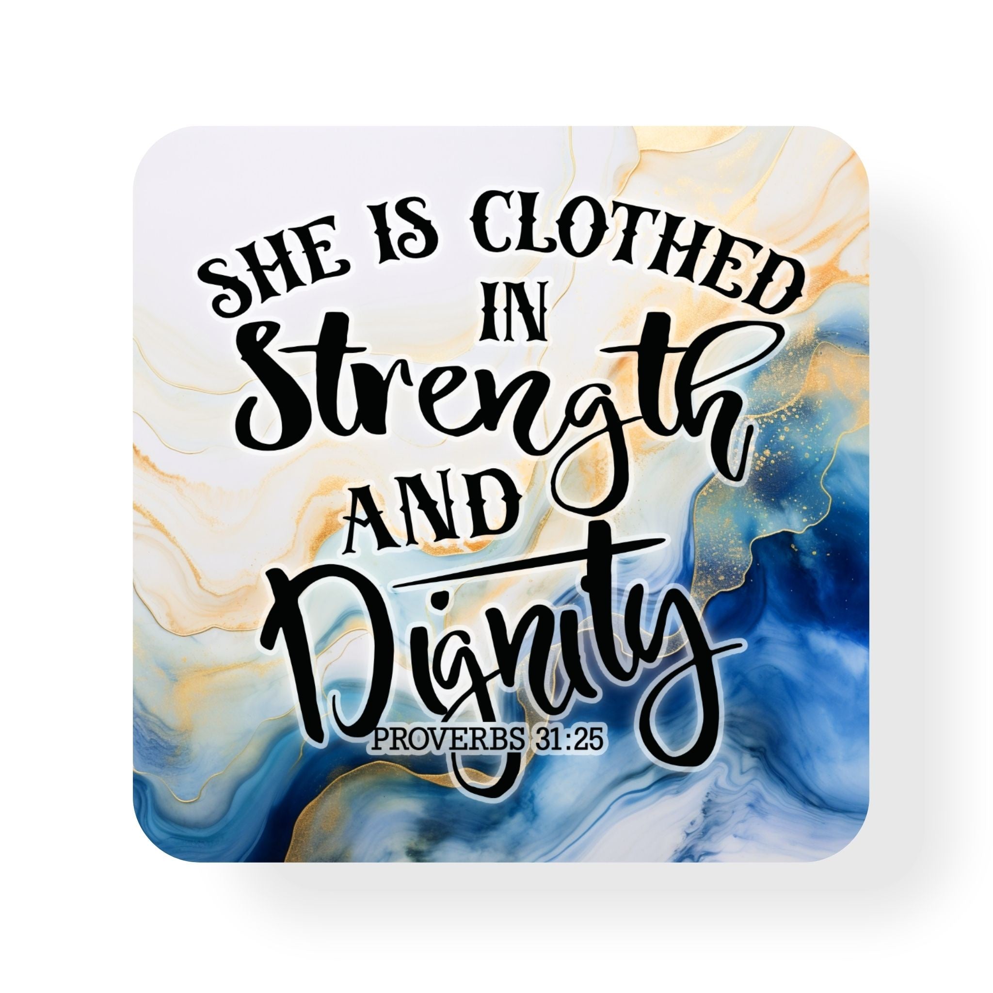 She is Clothed Coaster