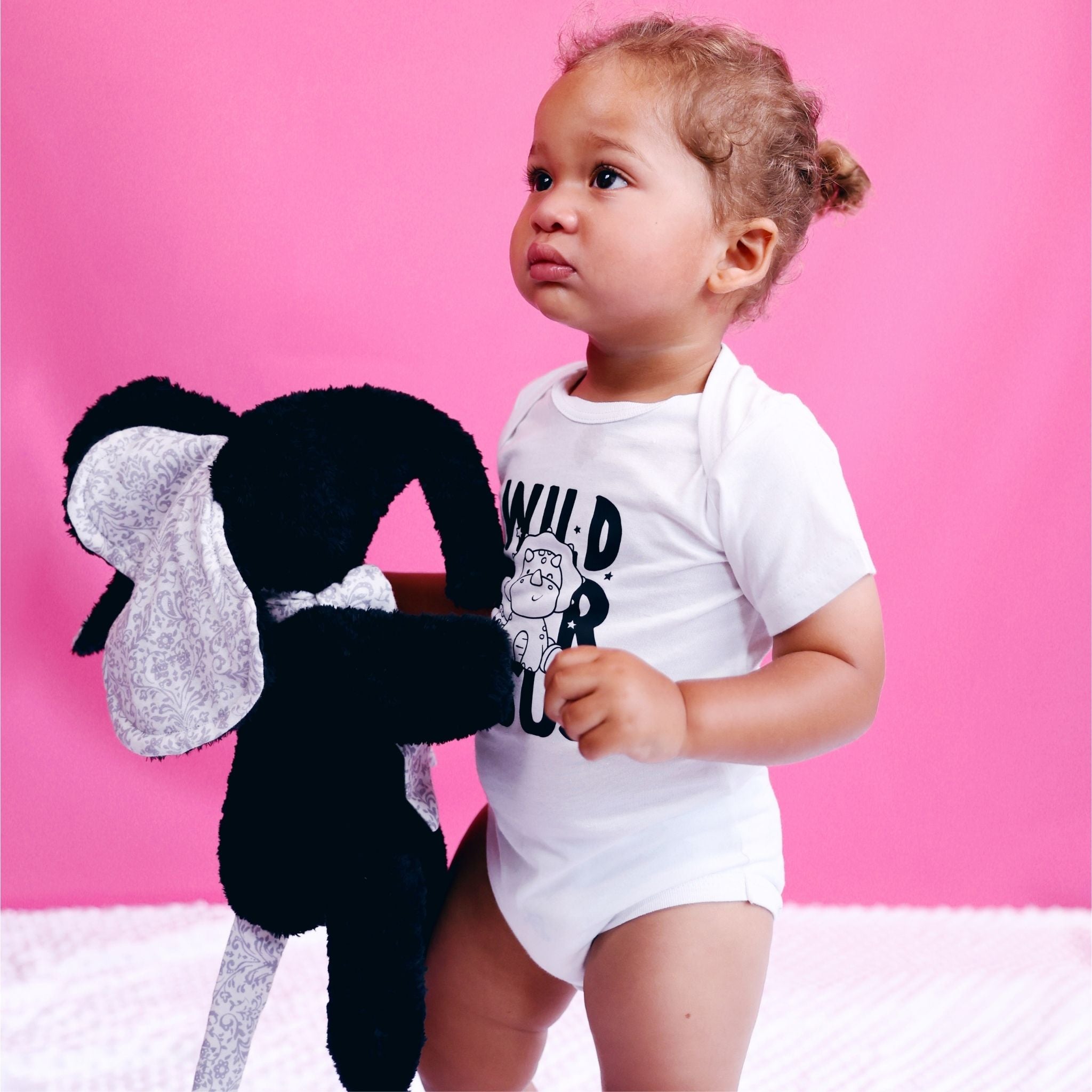 Black Snuggle Elephant