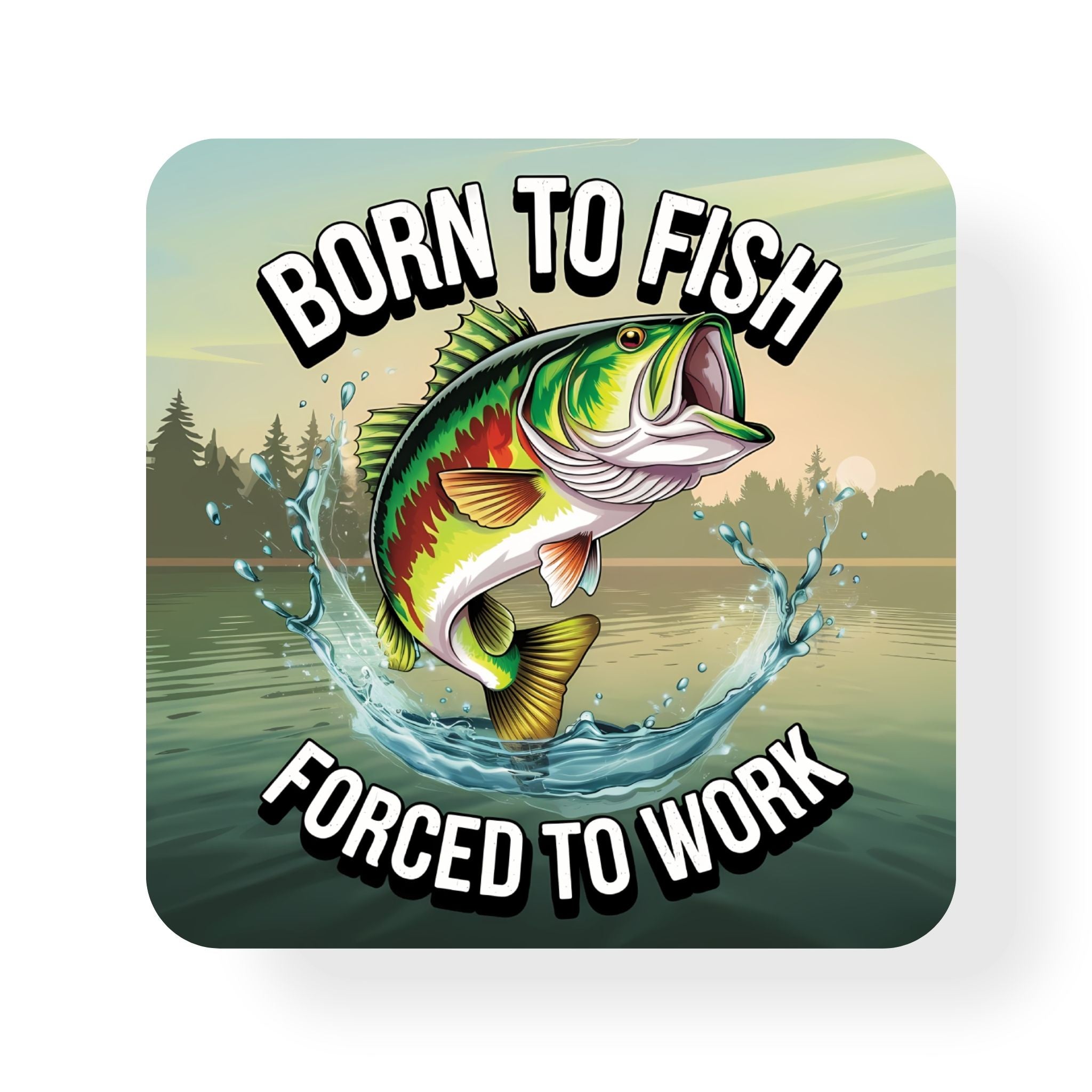 Born To Fish Coaster