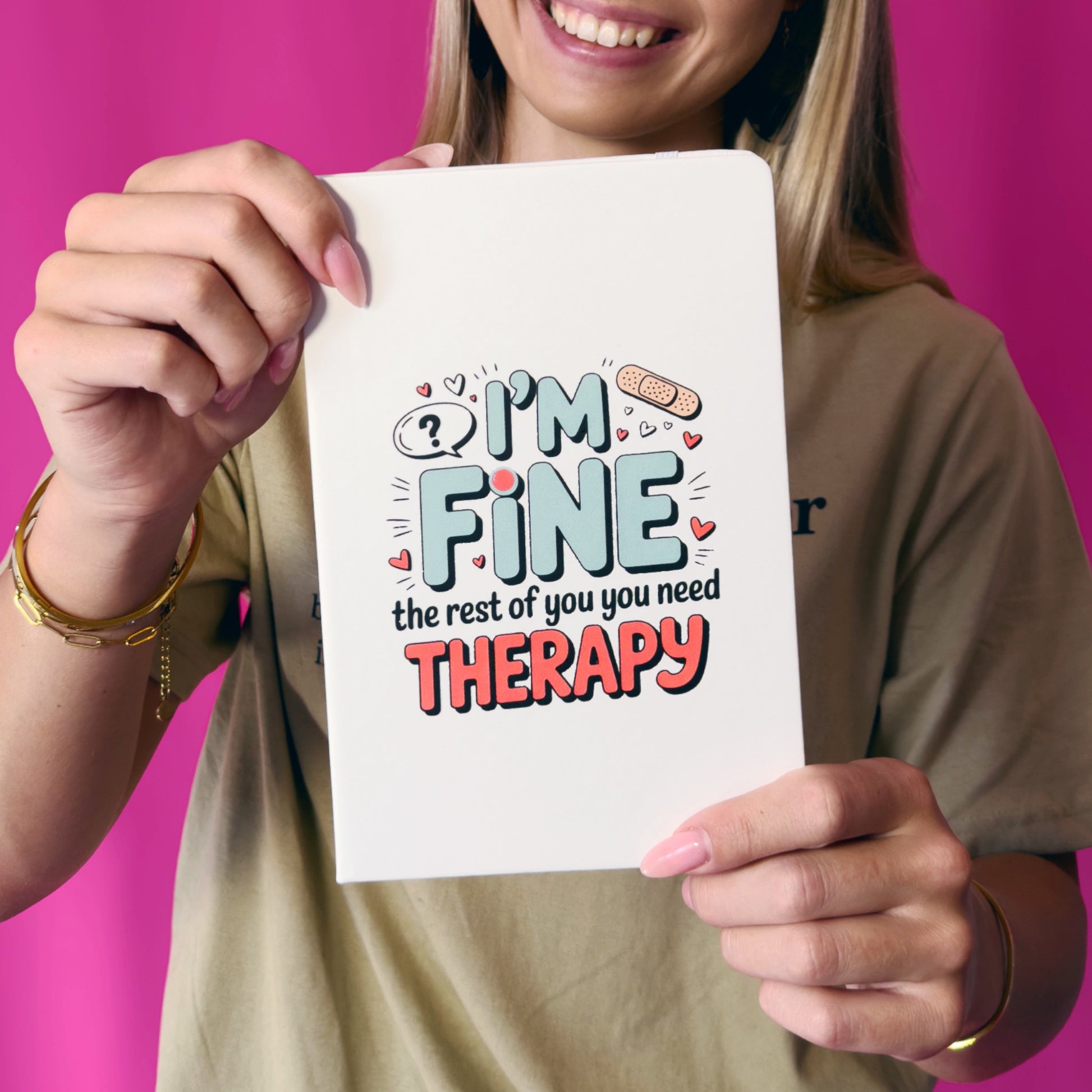 I'm Fine Notebook
