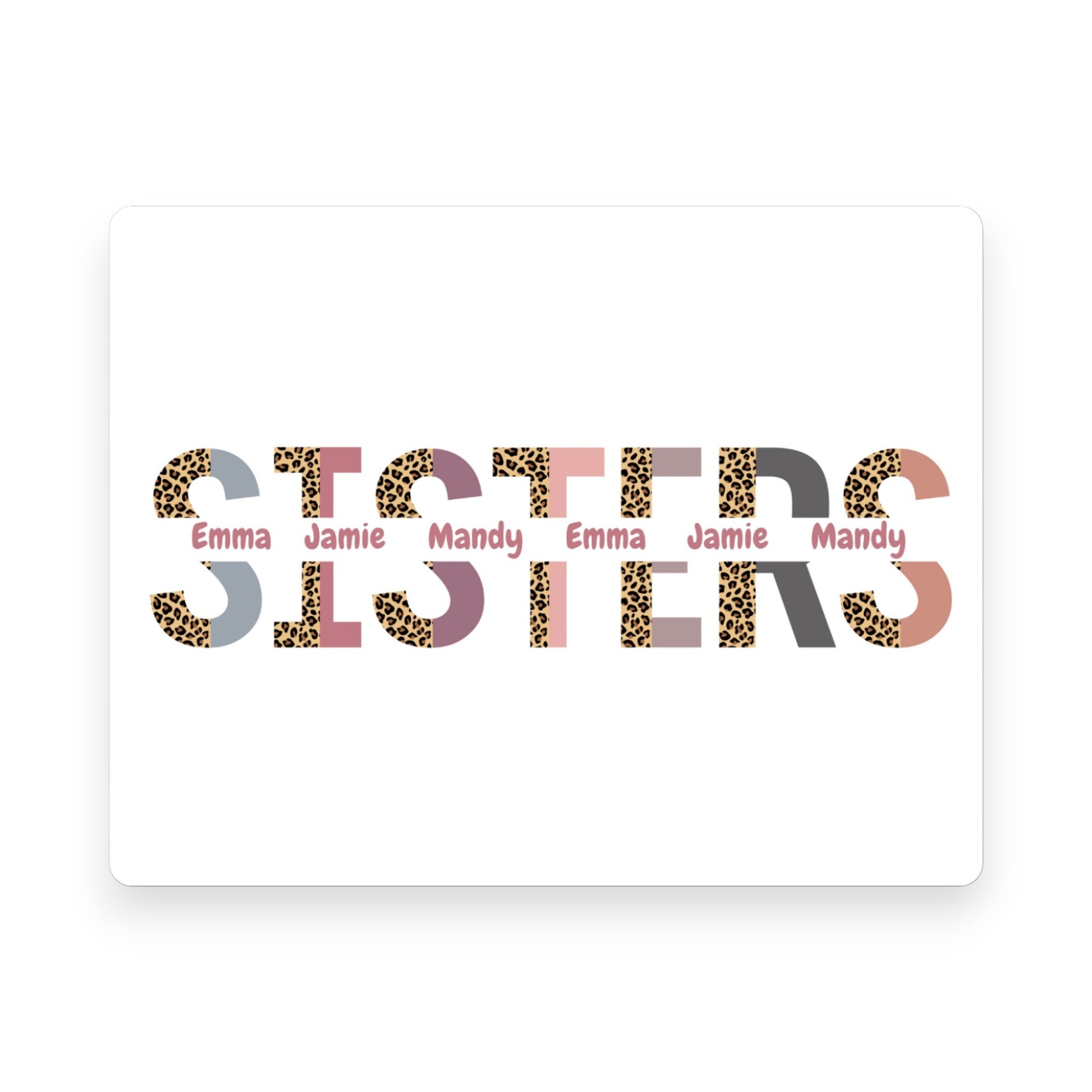Sisters Personalised Mousepad
