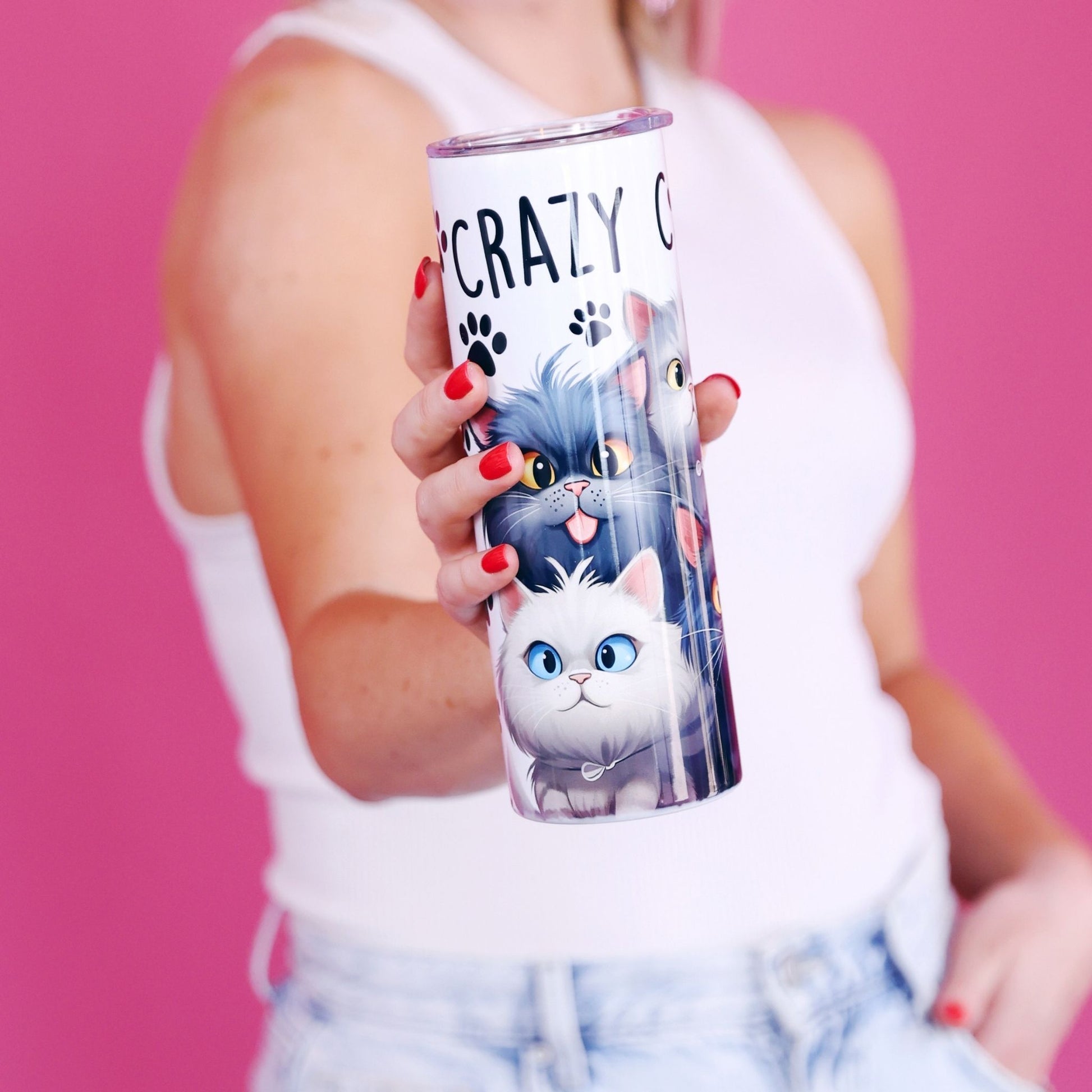 Crazy Cat Lady Tumbler