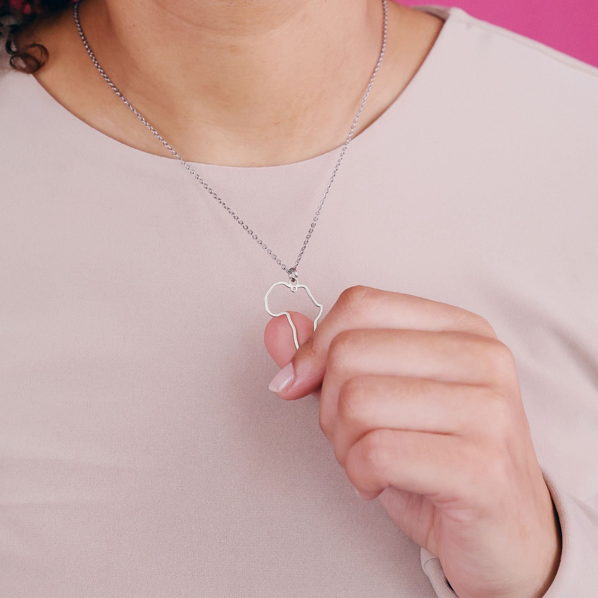 Hartklop Afrika-ketting