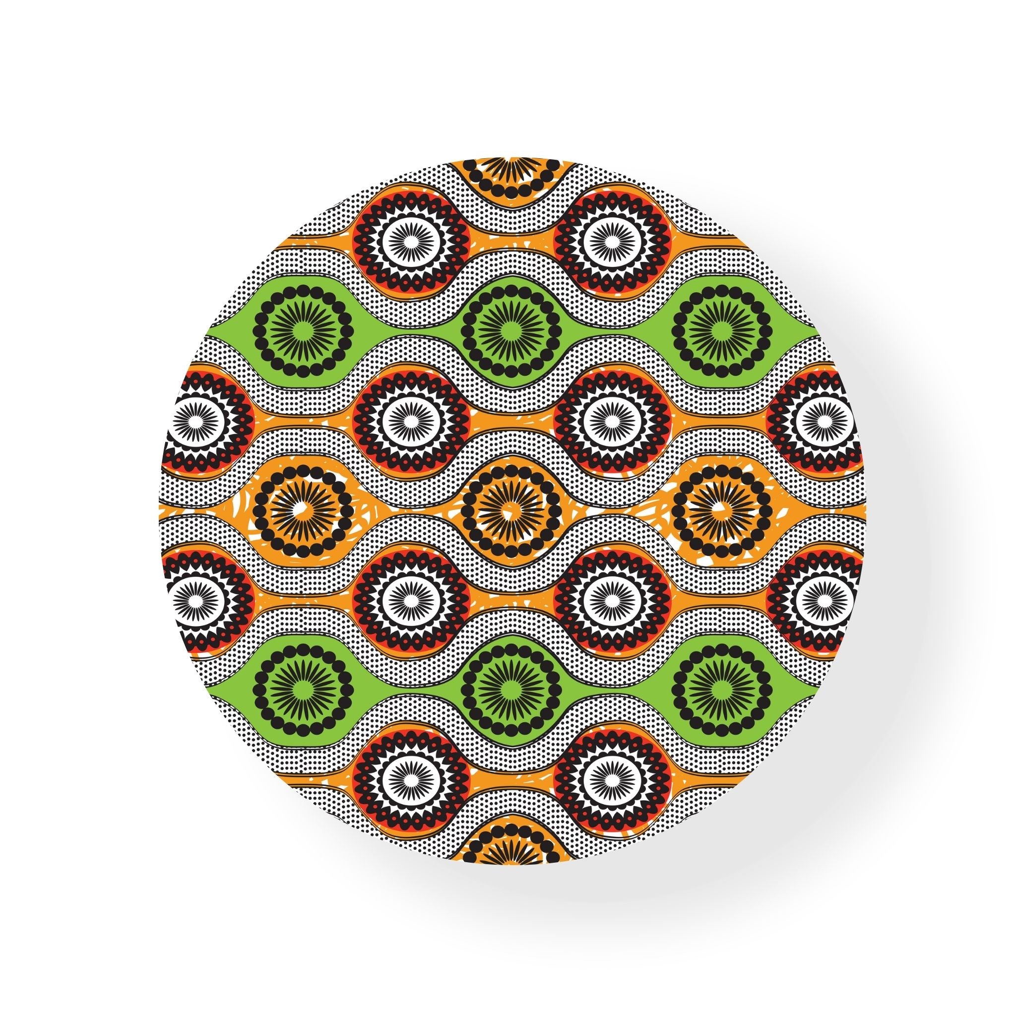 African Print Coaster