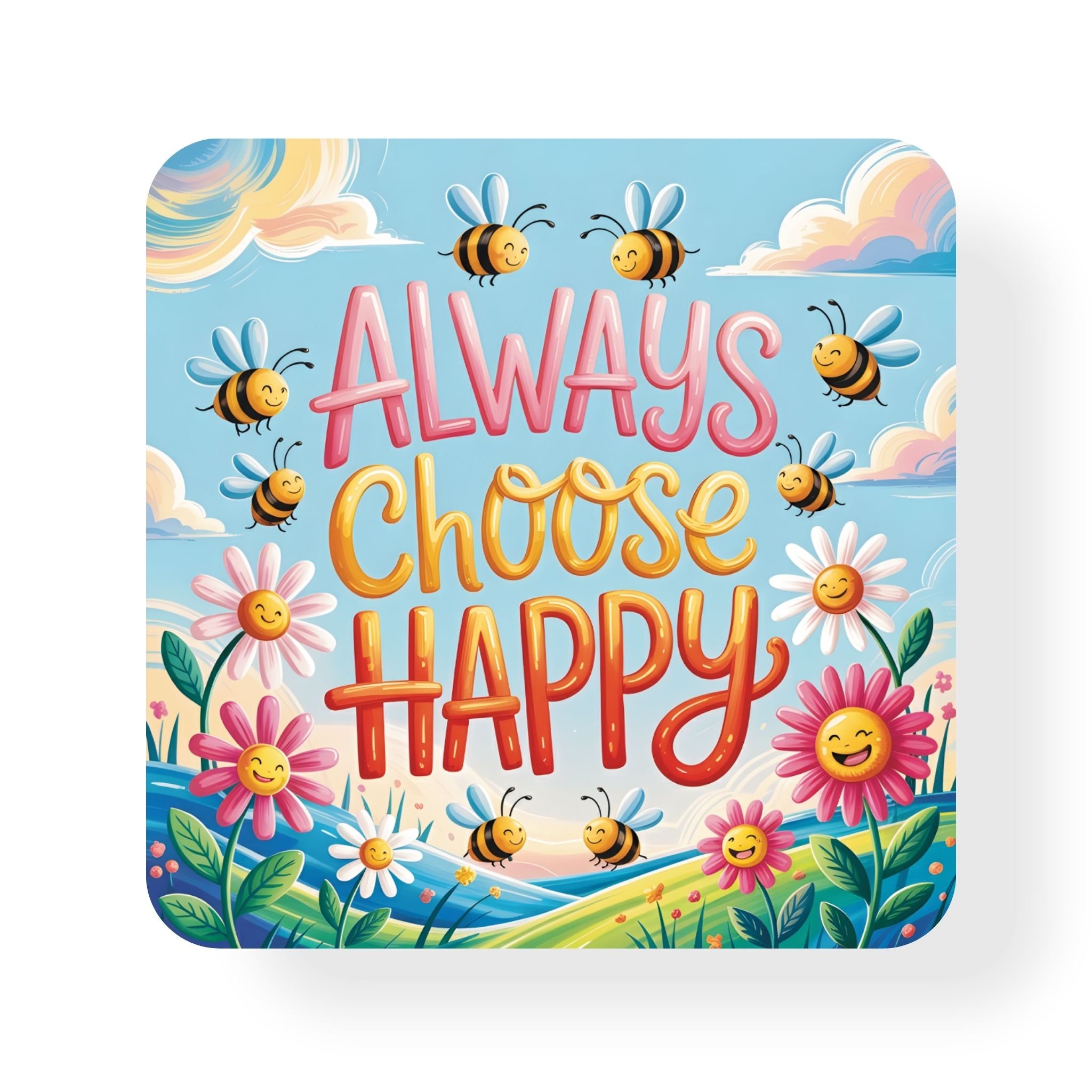 Always Choose Happy Coaster