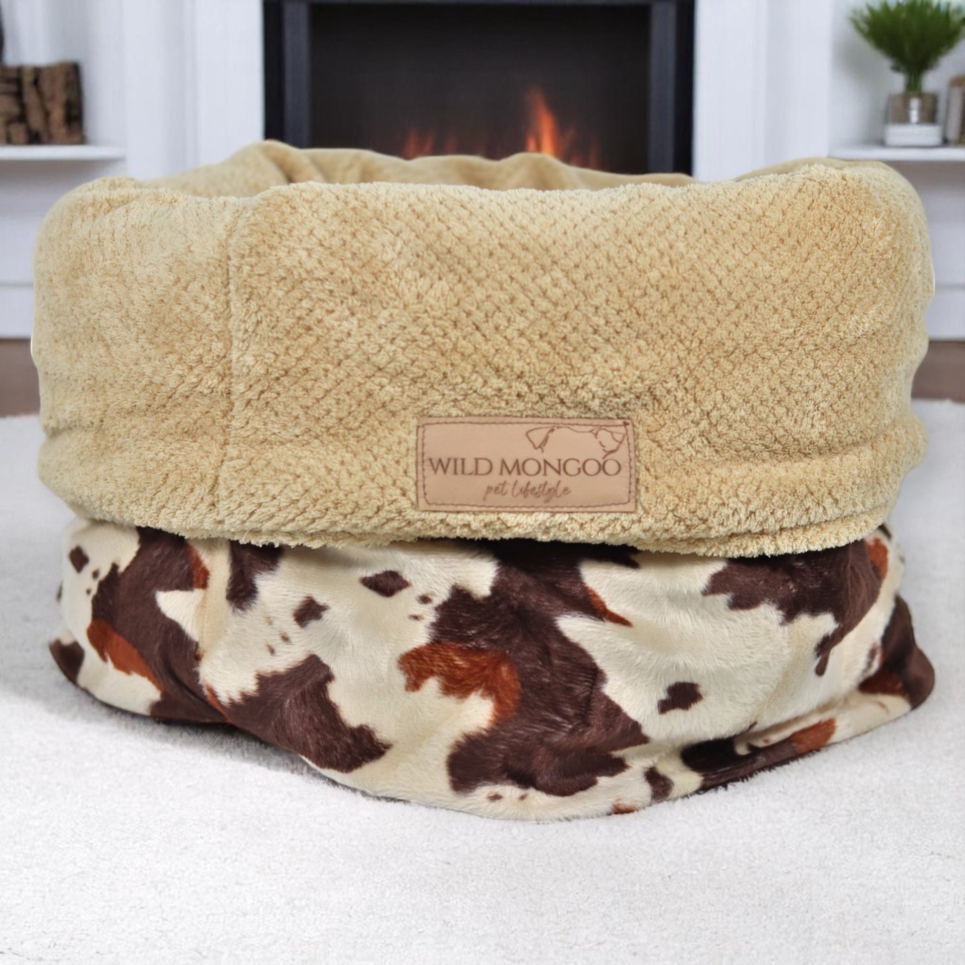 Animal Print Pet Bed