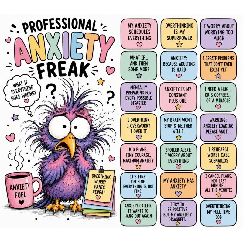 Anxiety Freak Tumbler