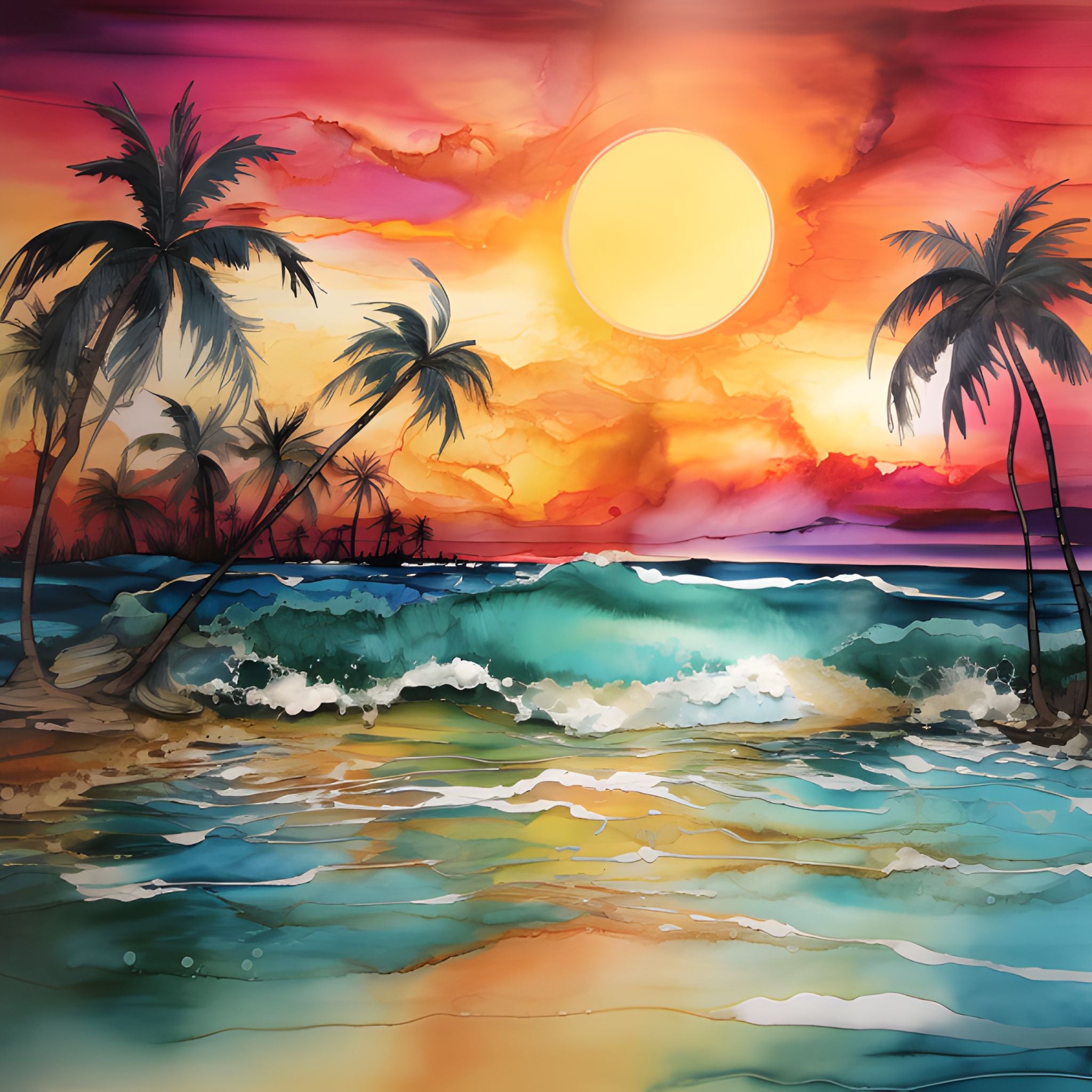 Beach Sunset Tumbler