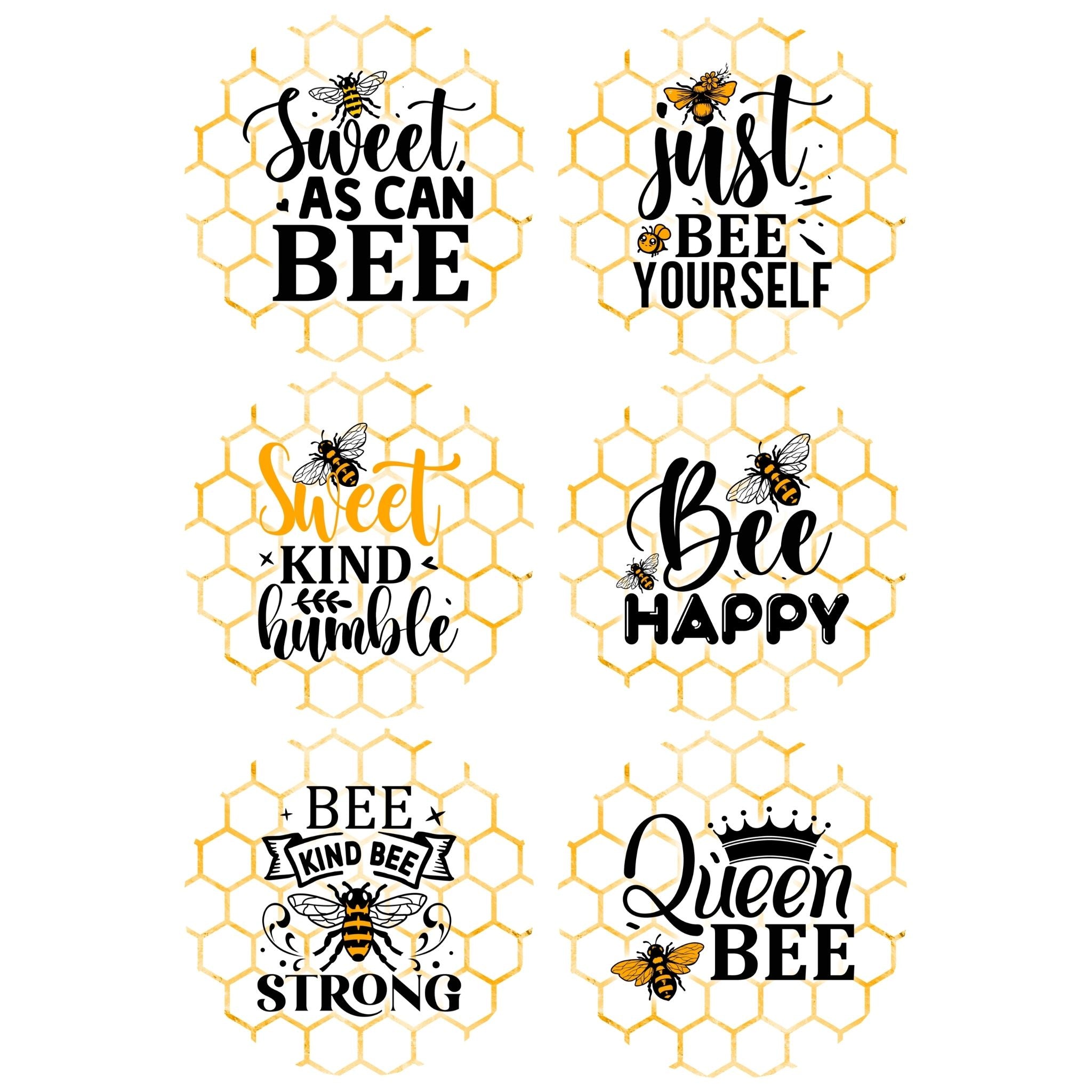 Bee Ceramic Coaster Set