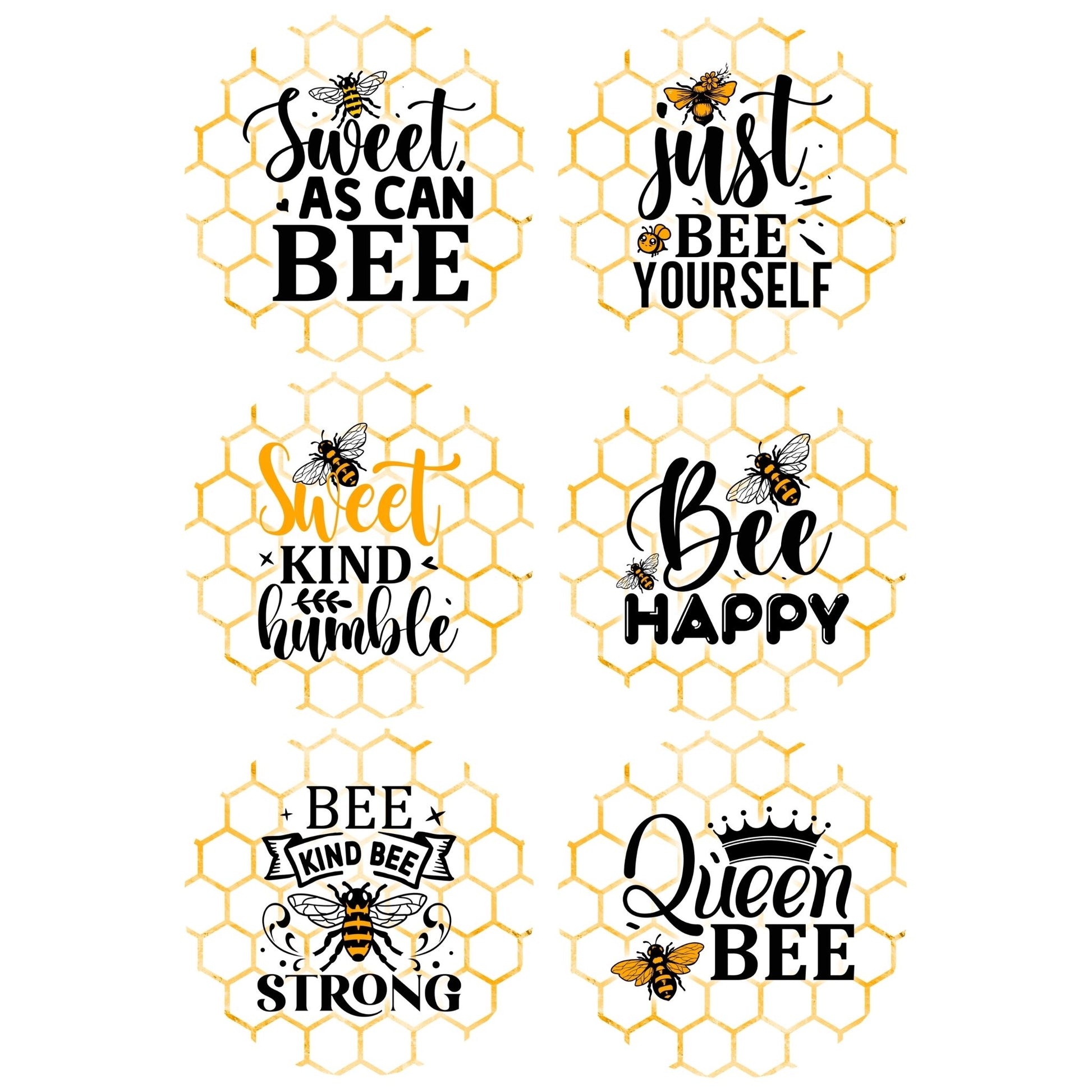 Bee Ceramic Coaster Set