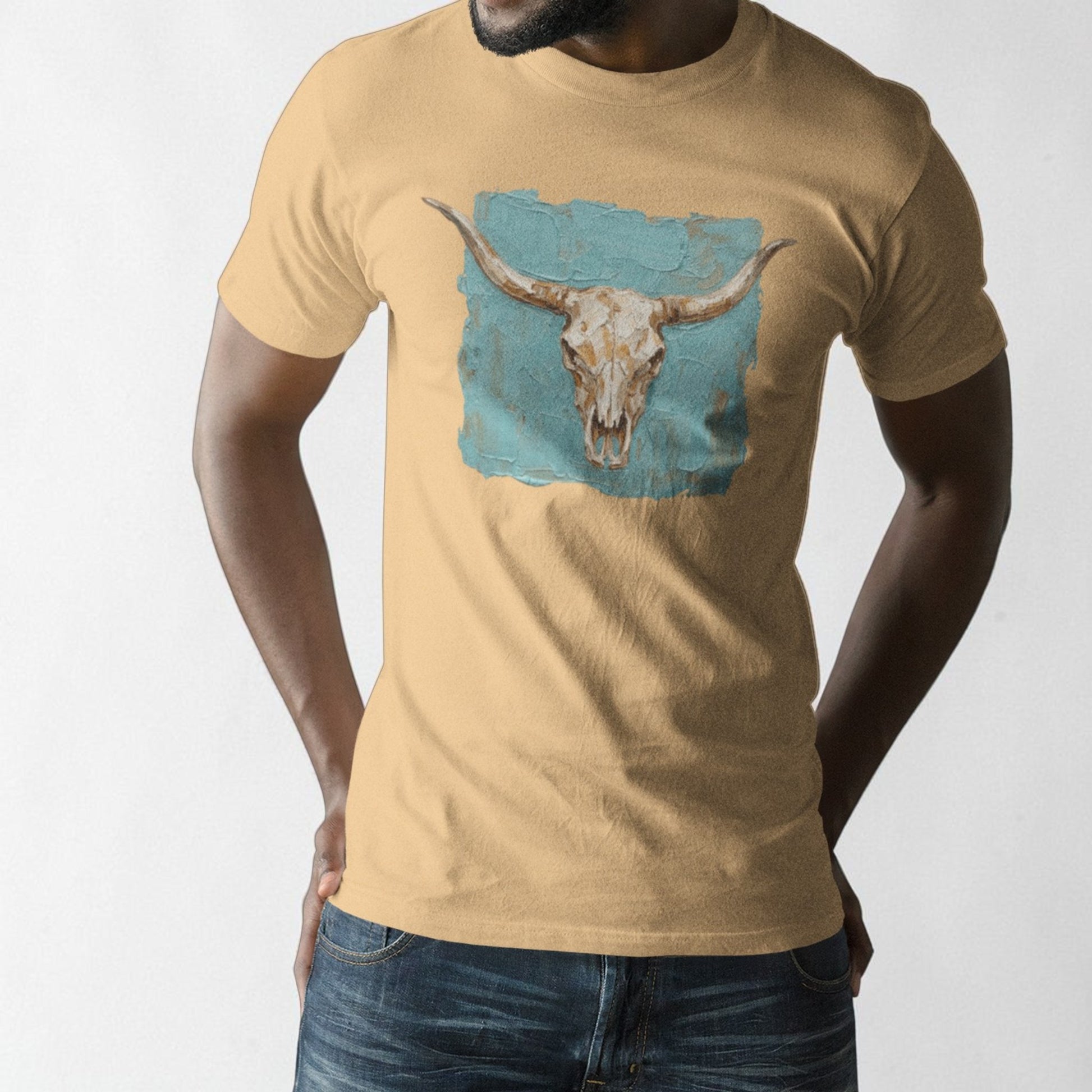 Turquoise Longhorn T-Shirt
