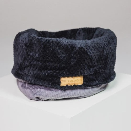 Grey and Black Pet Bed