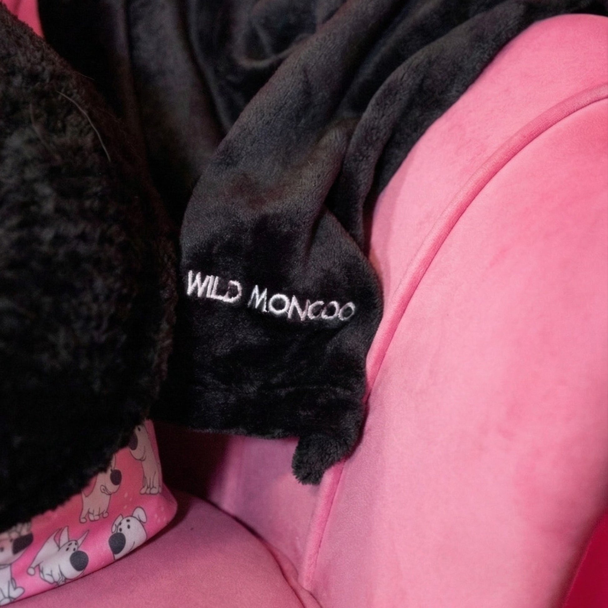 Black Fleece Pet Blanket