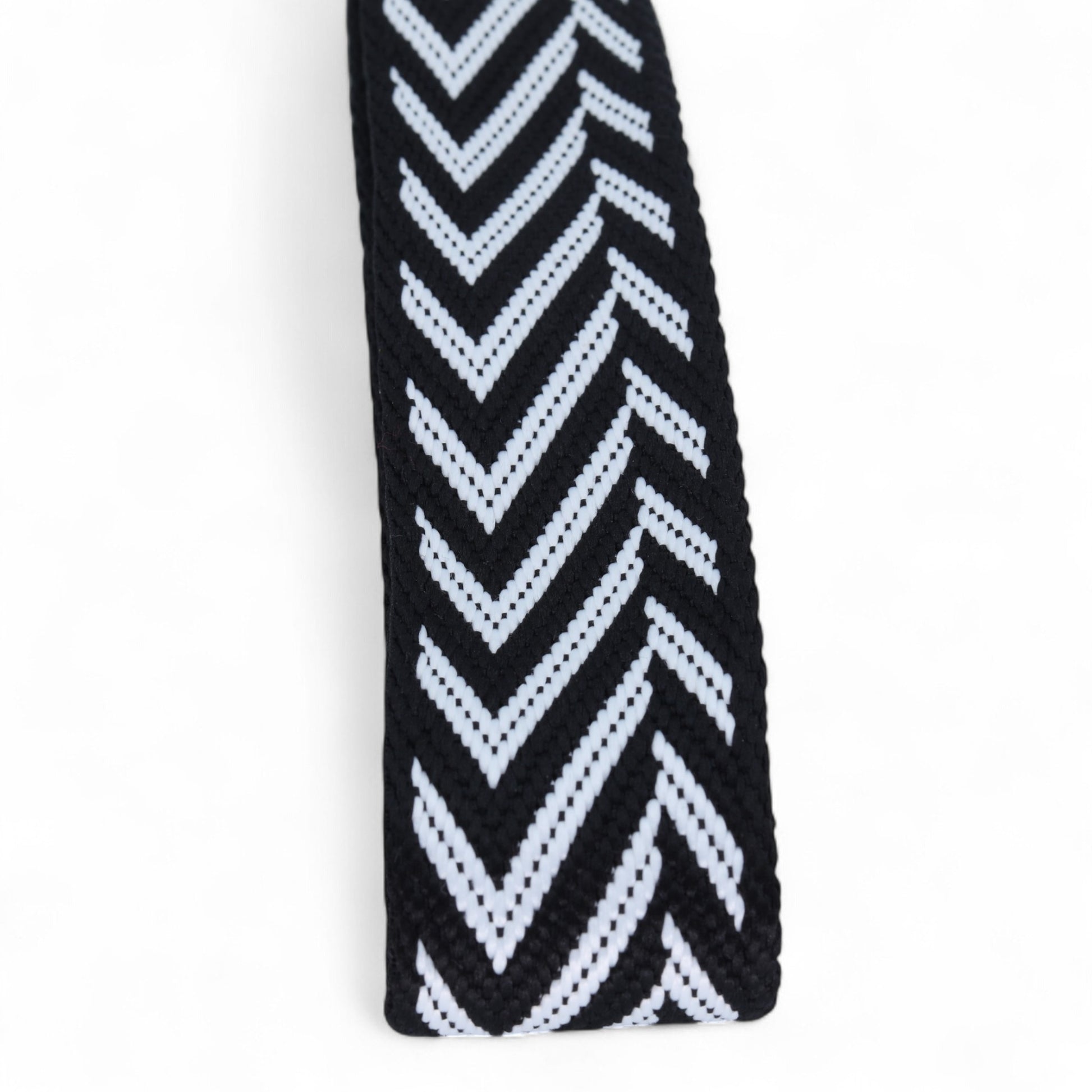 White Bag with Black Strap