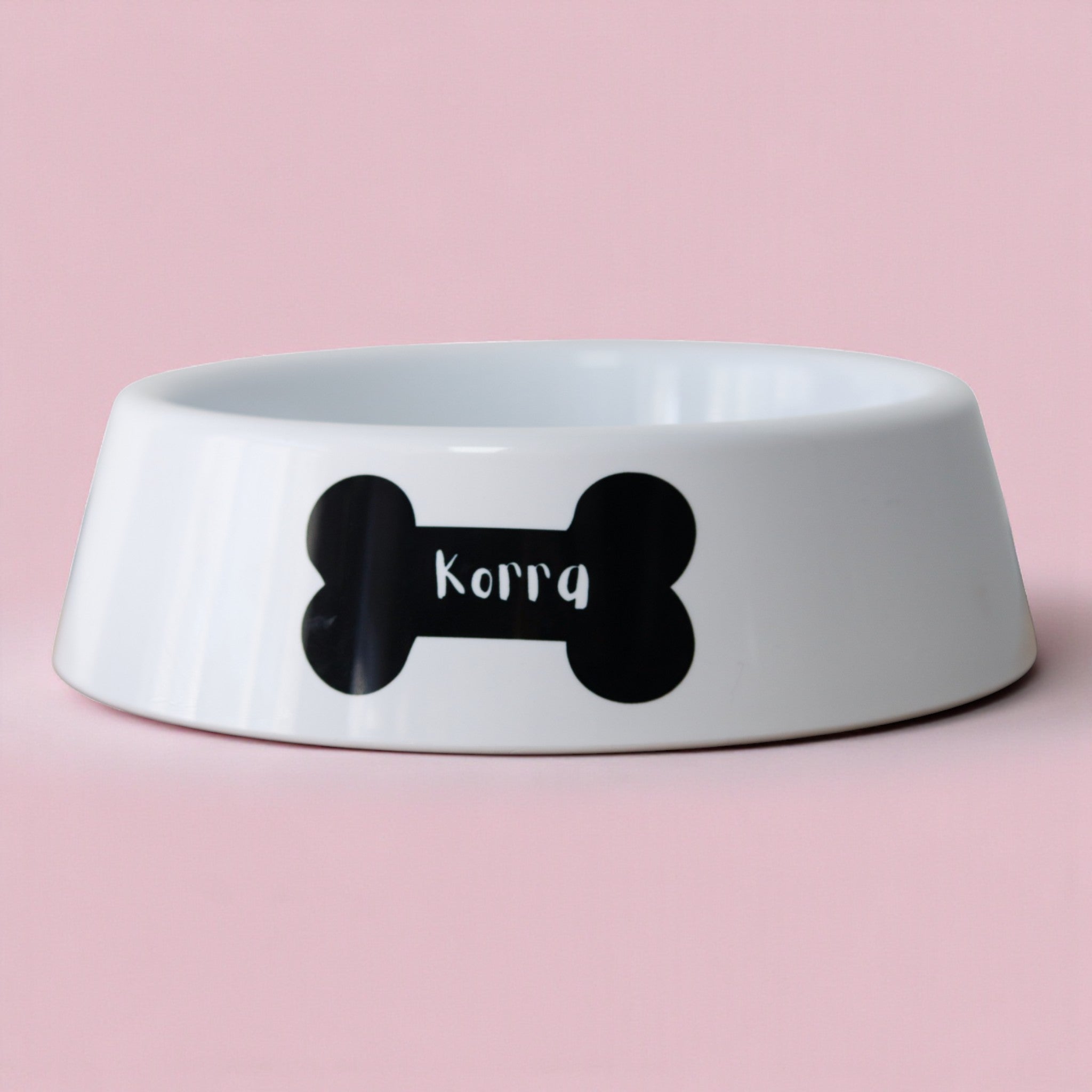 Dog Personalised Bone Bowl