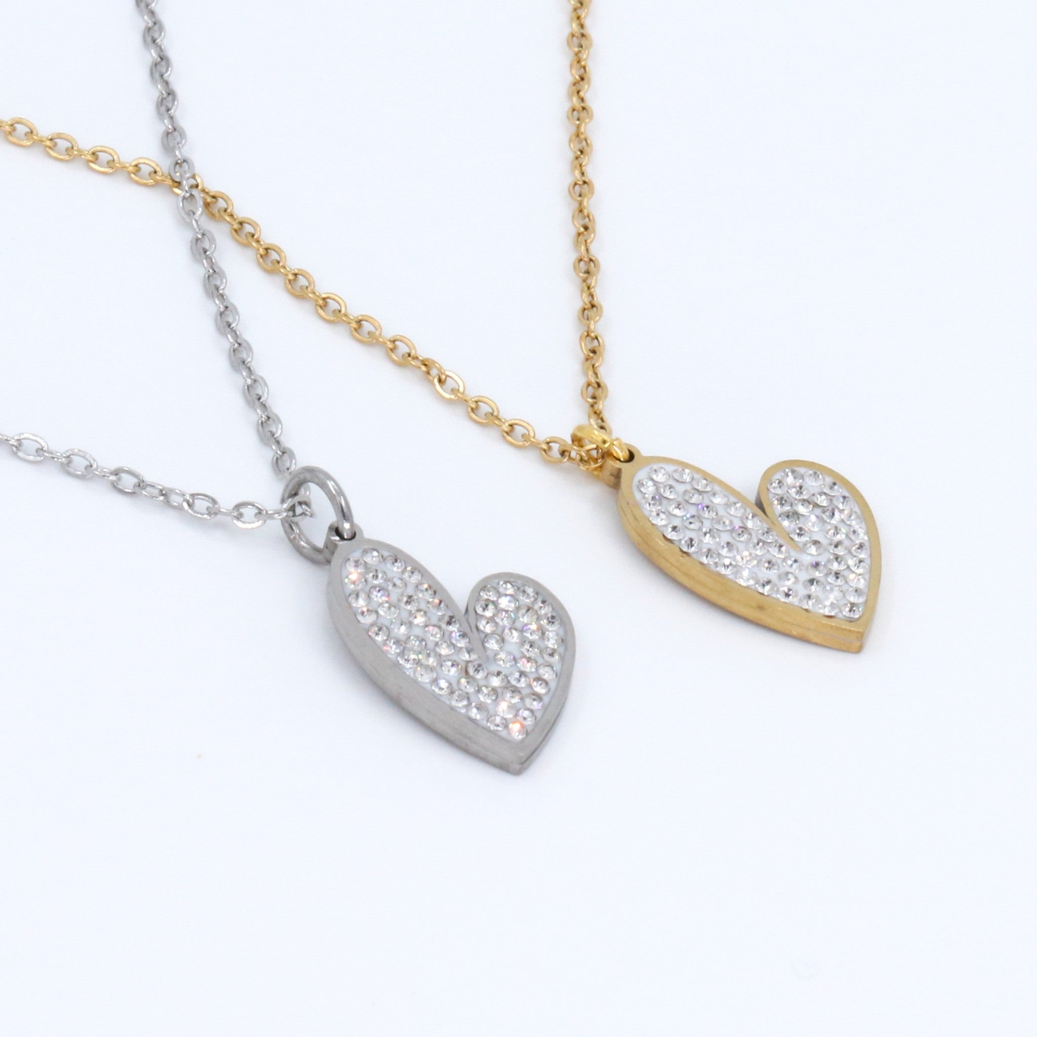 Bling Heart Halssnoer