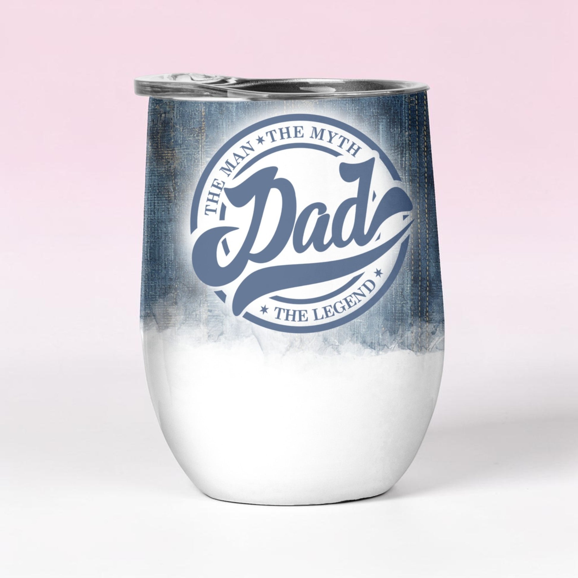 Blue Best Dad Gin Tumbler