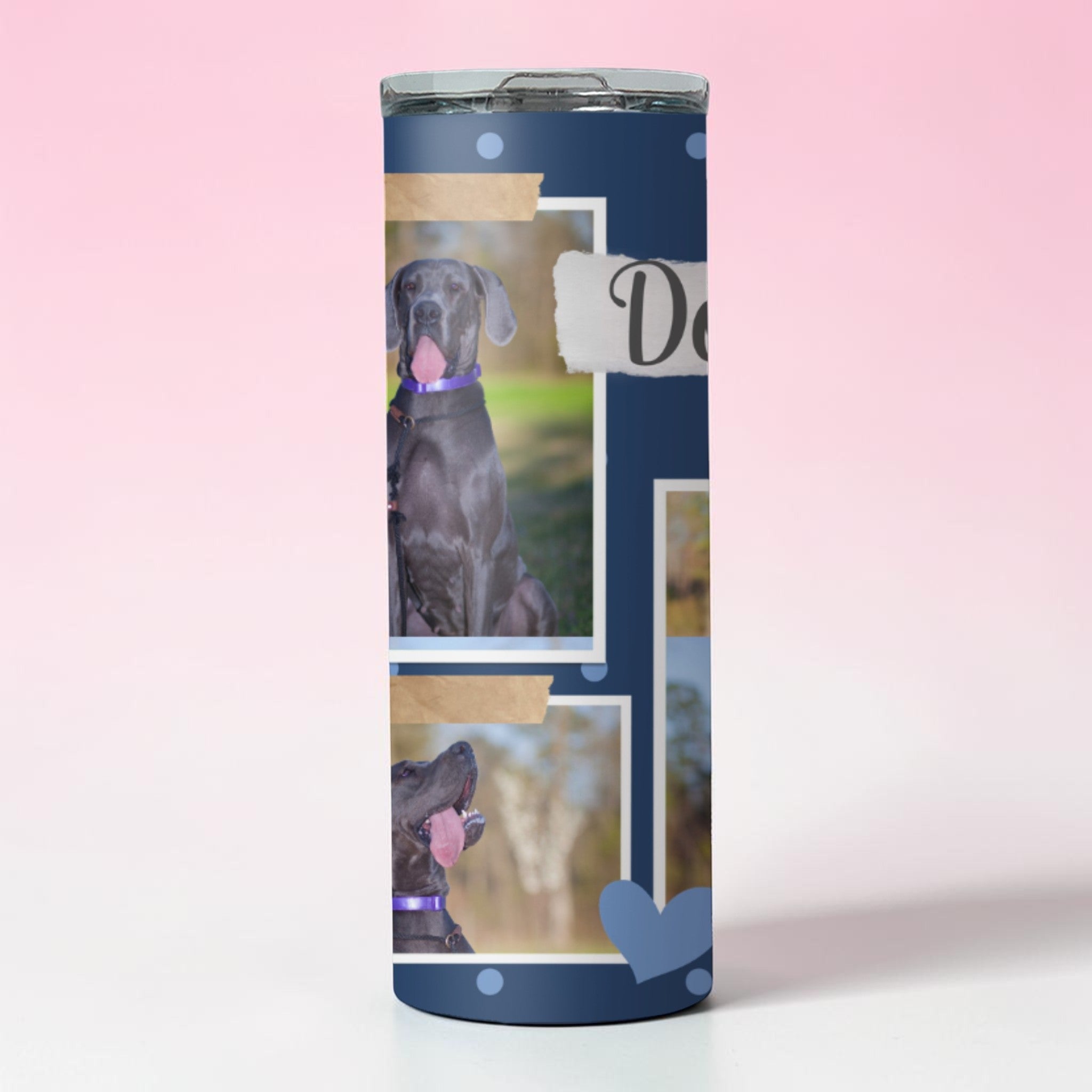 Blue Dog Mom Personalised Tumbler