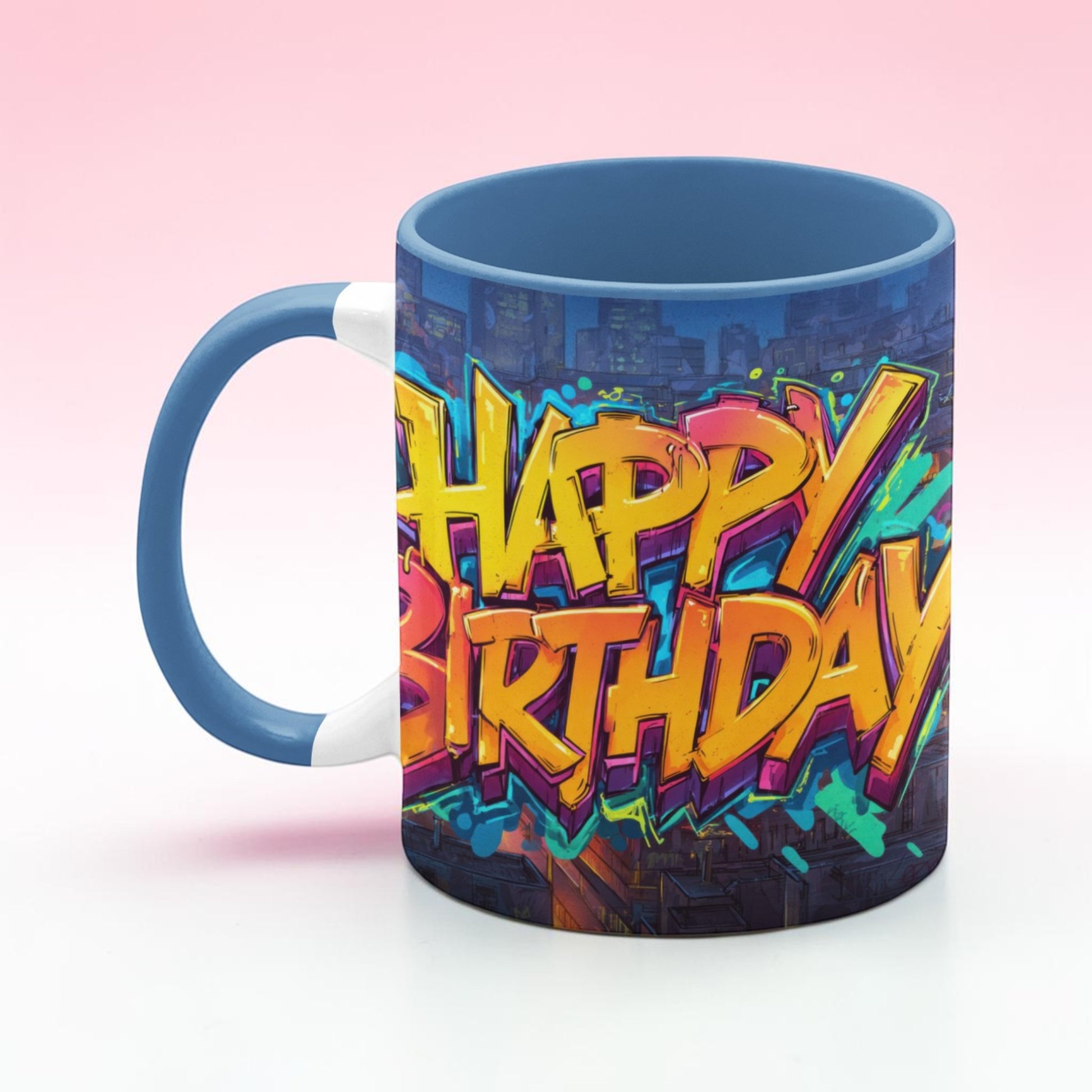 Grafitti Birthday Mug