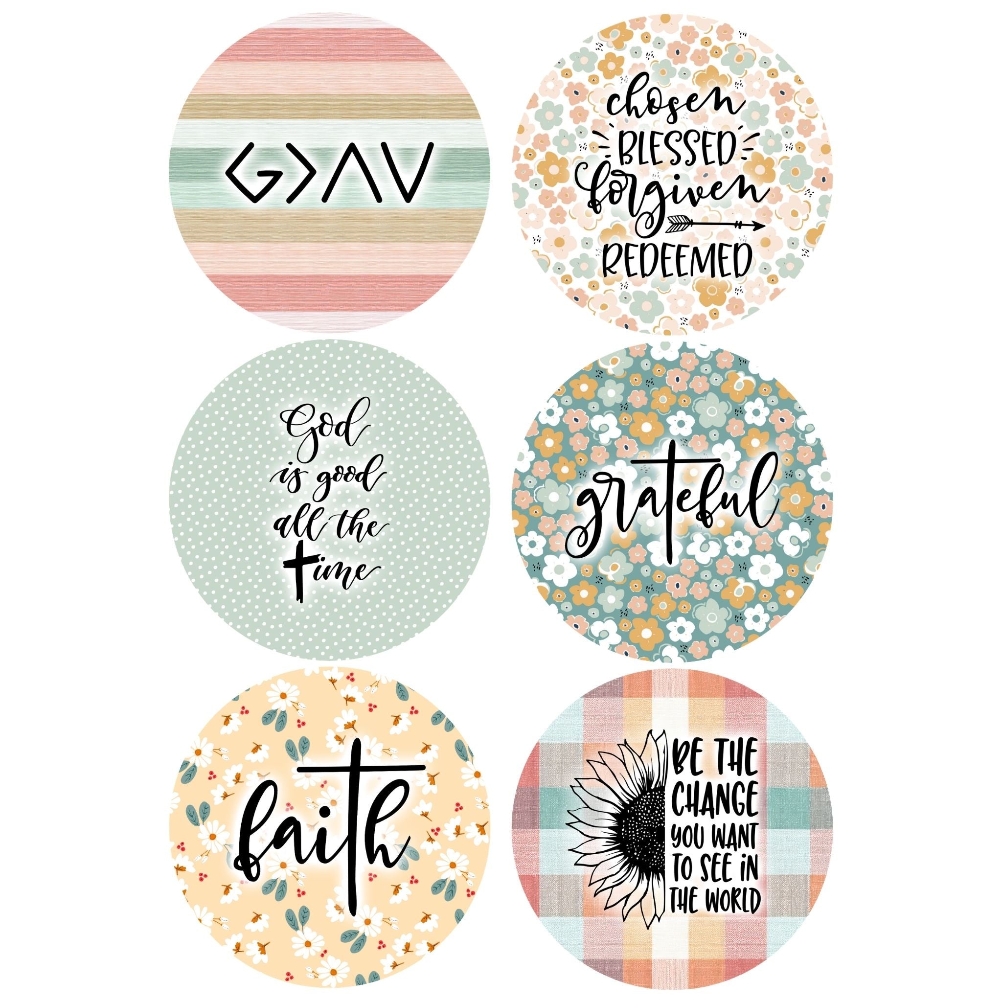 Christian Ceramic Coaster
