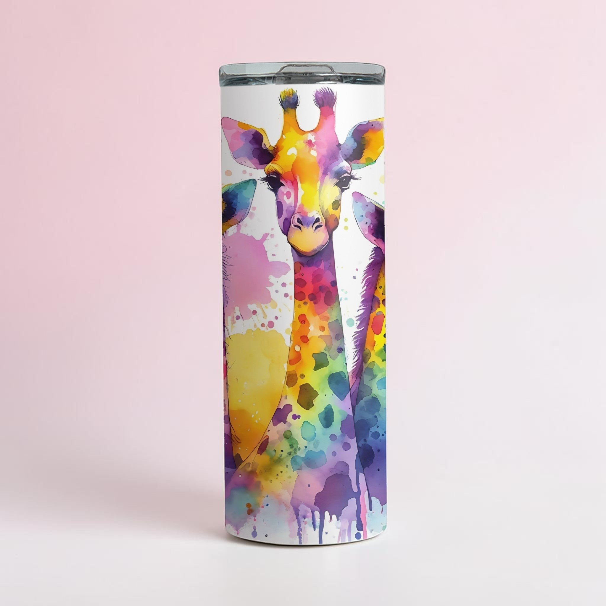 Colourful Giraffe Tumbler