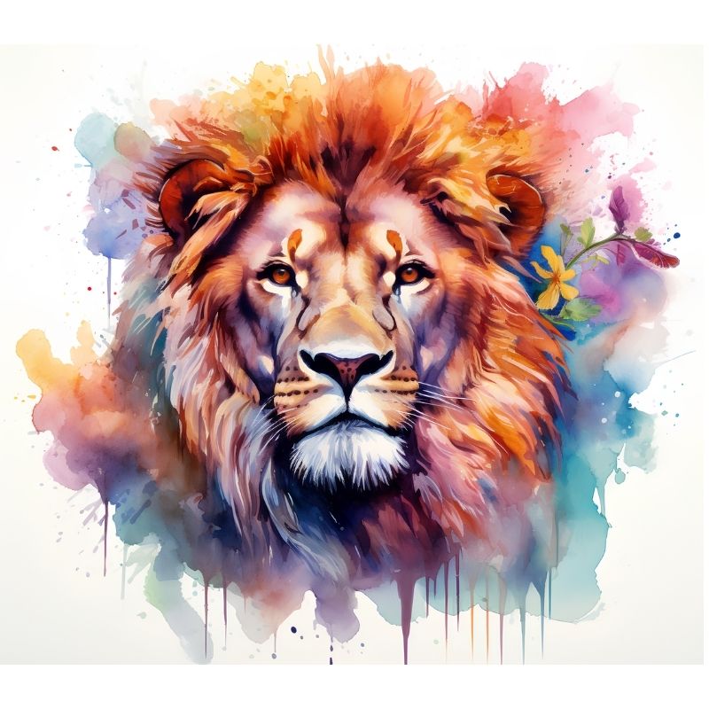 Colourful Lion Tumbler