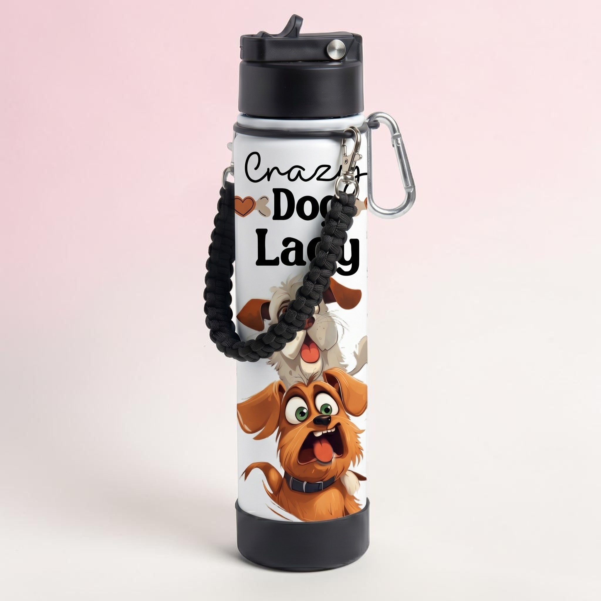 Crazy Dog Lady Waterbottle