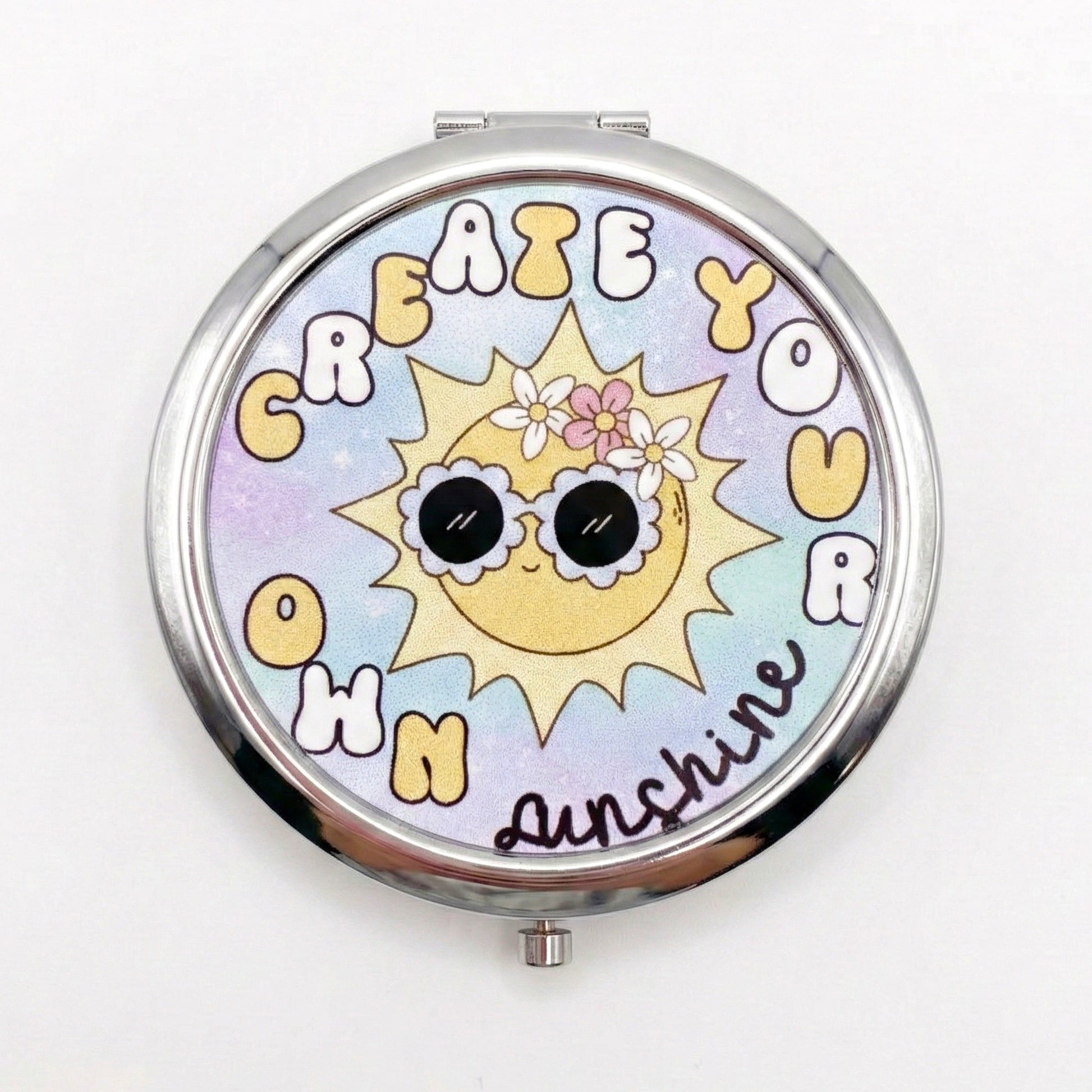 Create Your Own Sunshine Compact Mirror