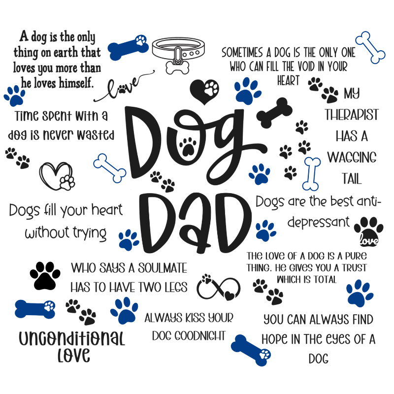 Dad Dog Tumbler