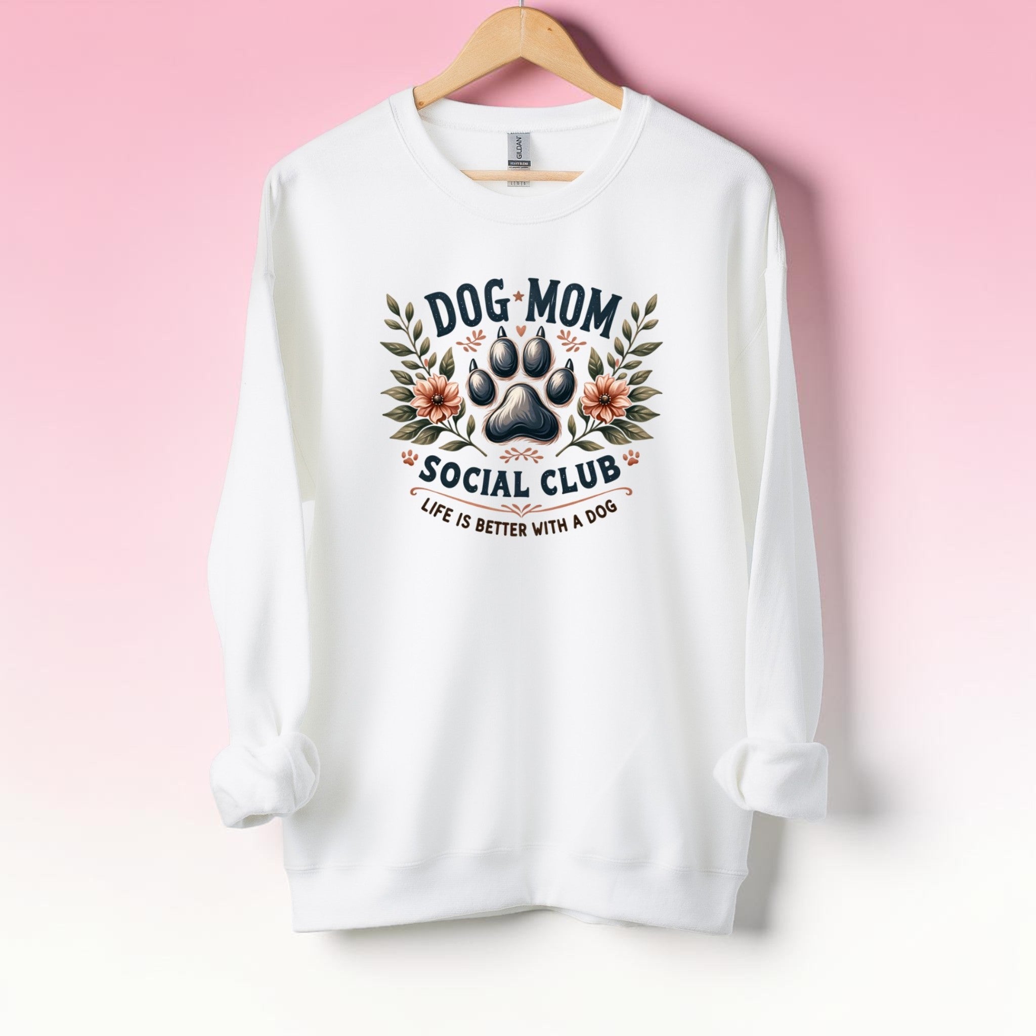 Dog Mom Social Sweatshirt