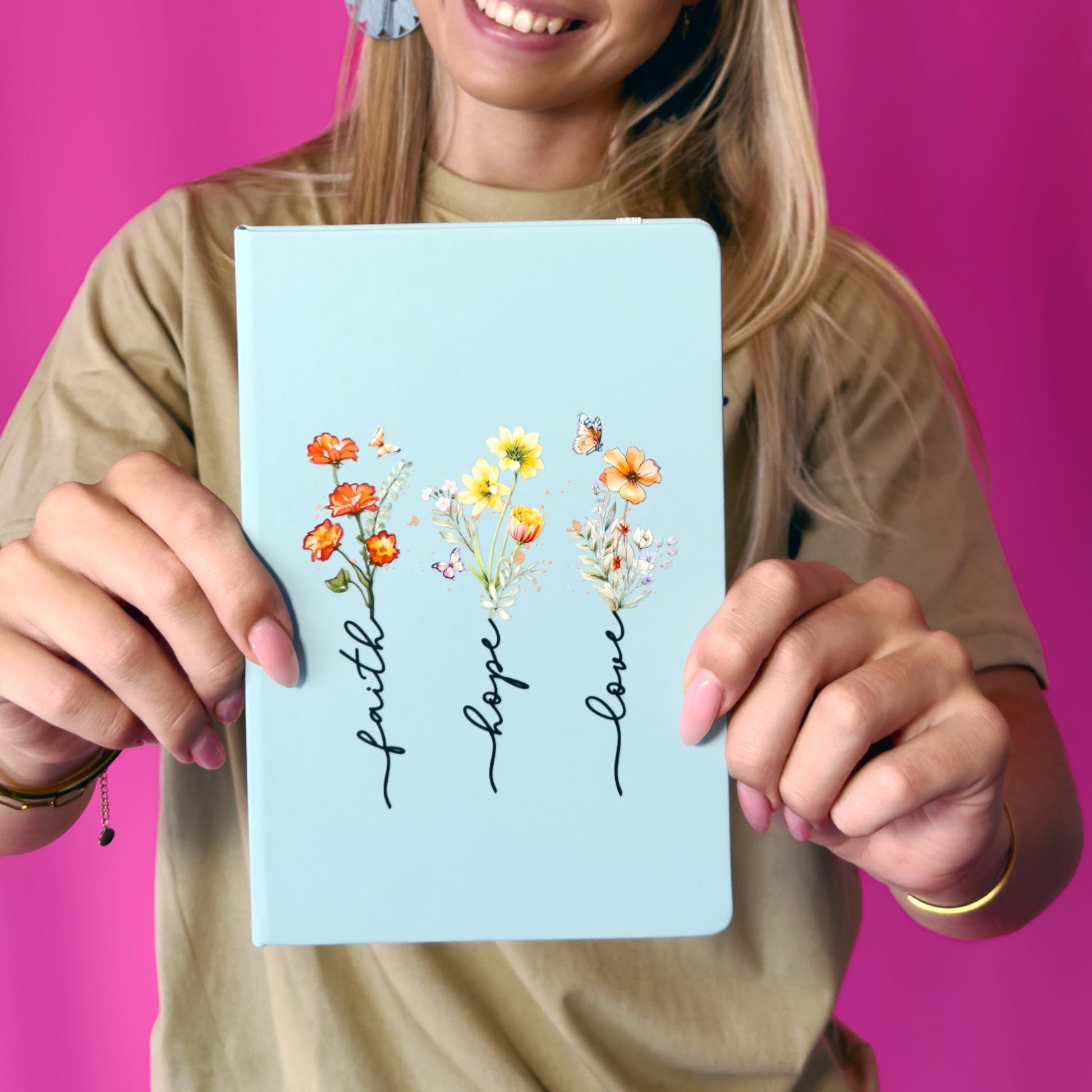 Faith, Hope, Love Notebook