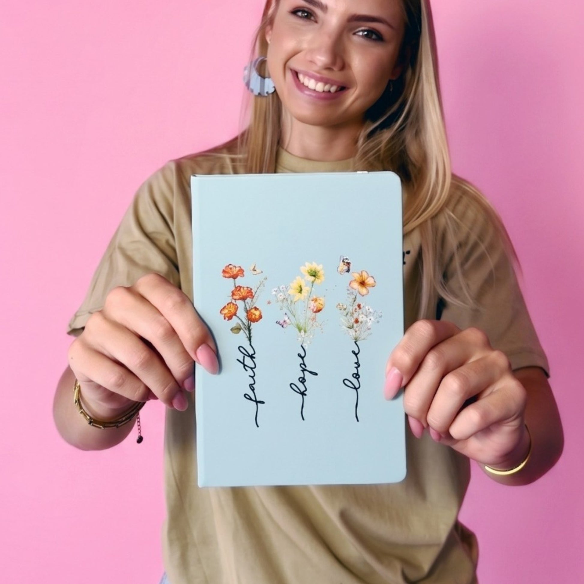 Faith, Hope, Love Notebook
