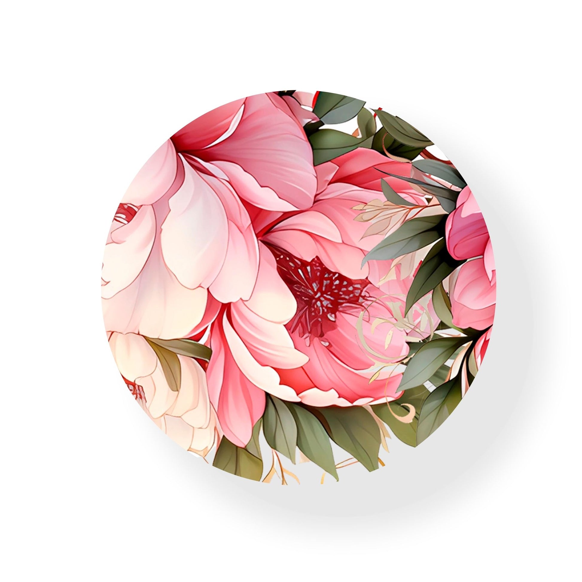 Pink Floral Coaster