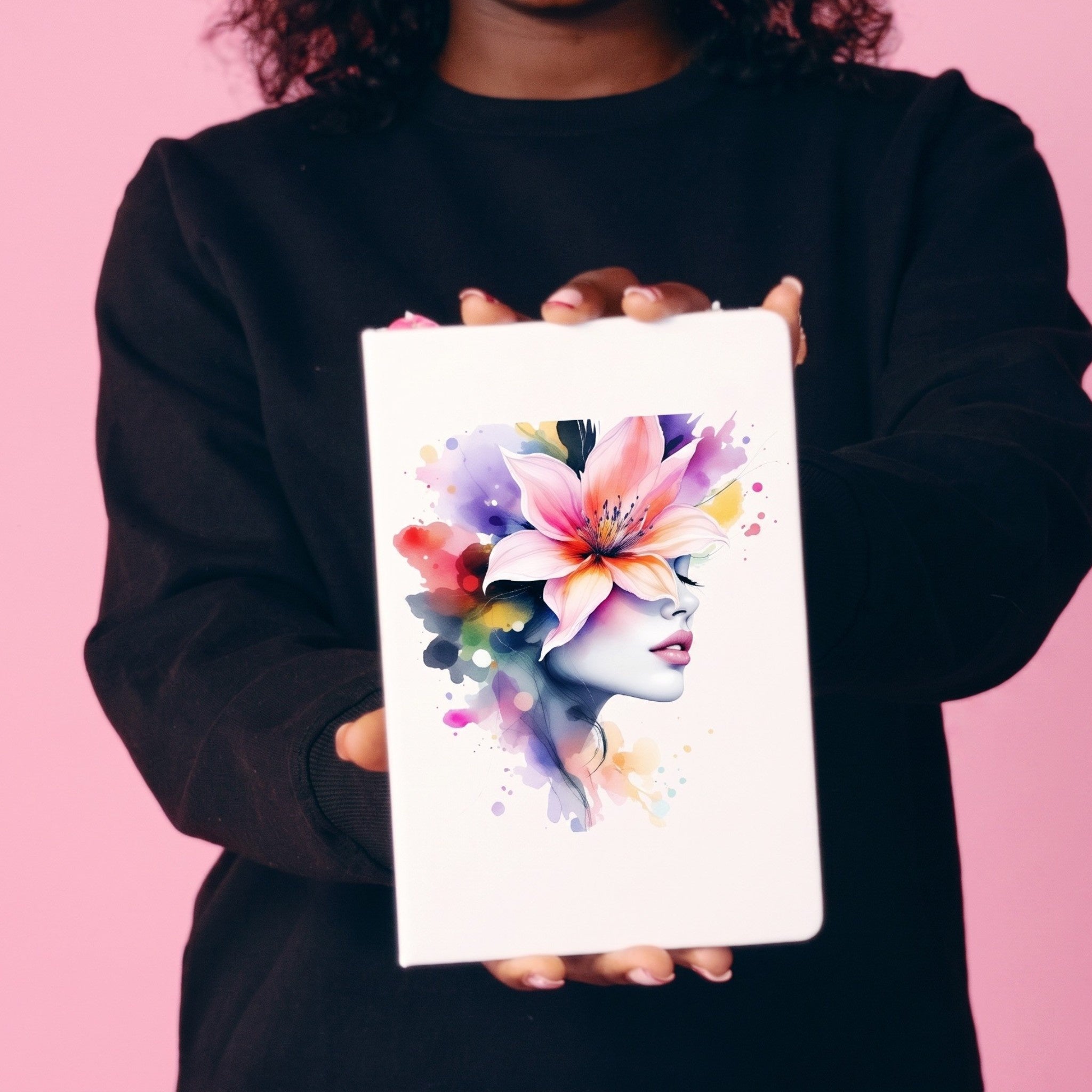 Floral Face Notebook