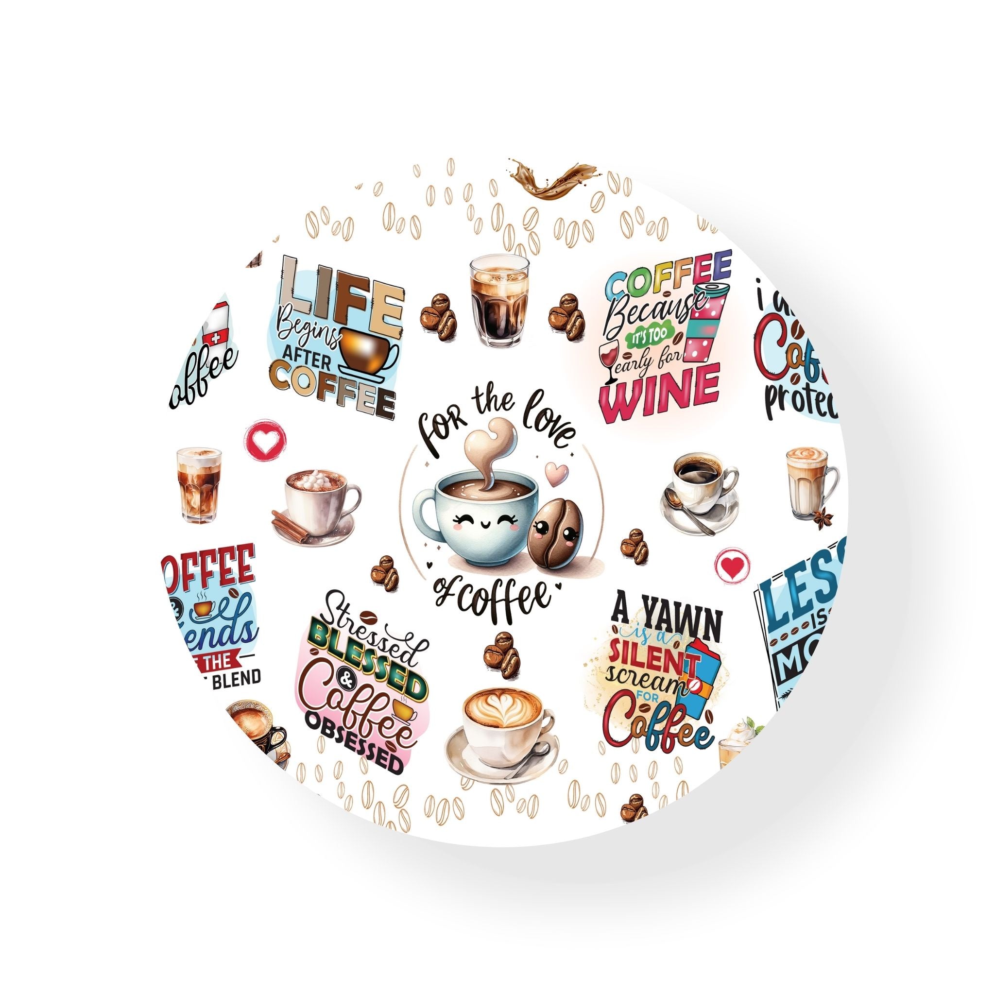 Love of Coffee Coaster