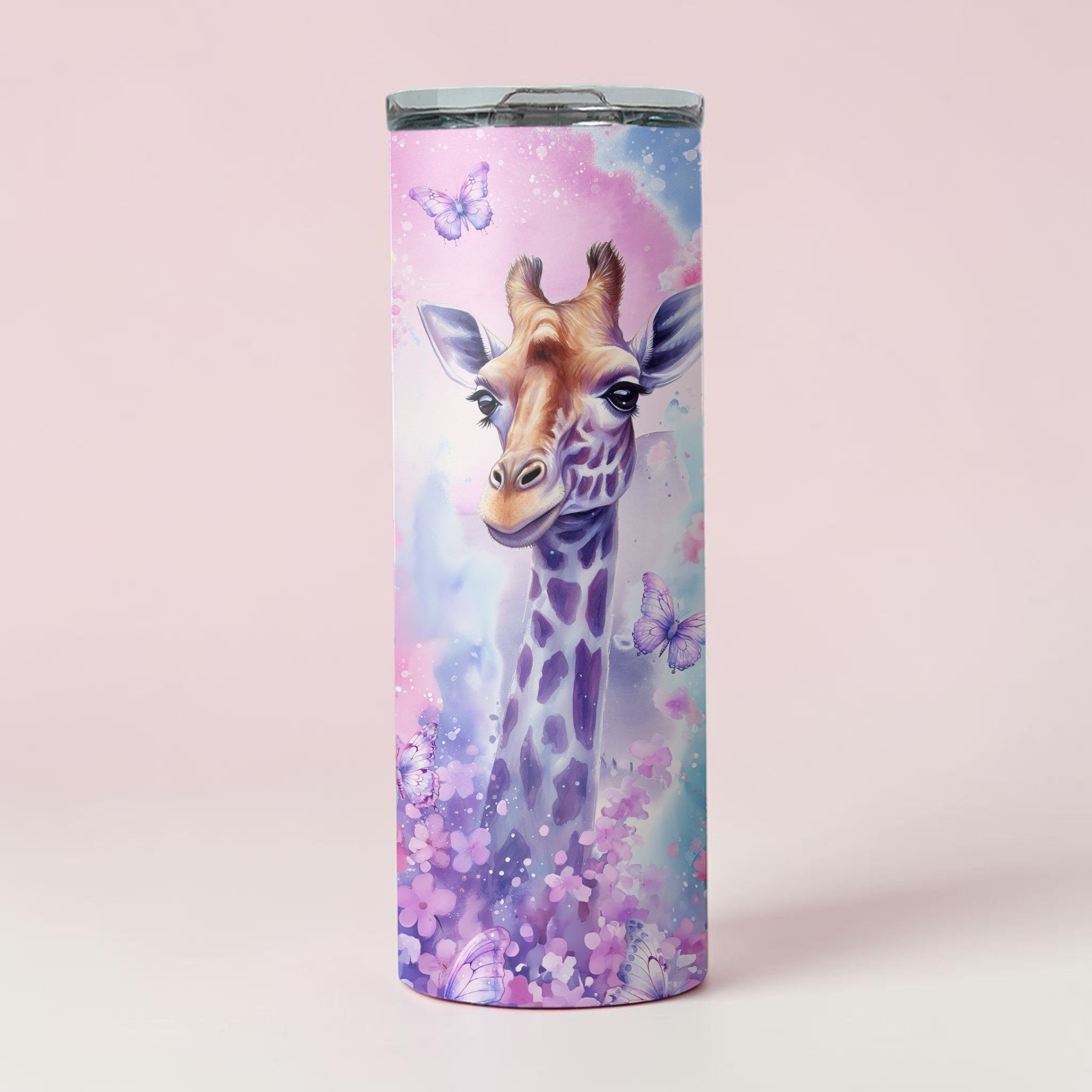 Pink Giraffe Tumbler