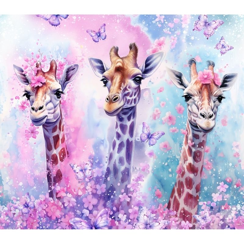 Pink Giraffe Tumbler