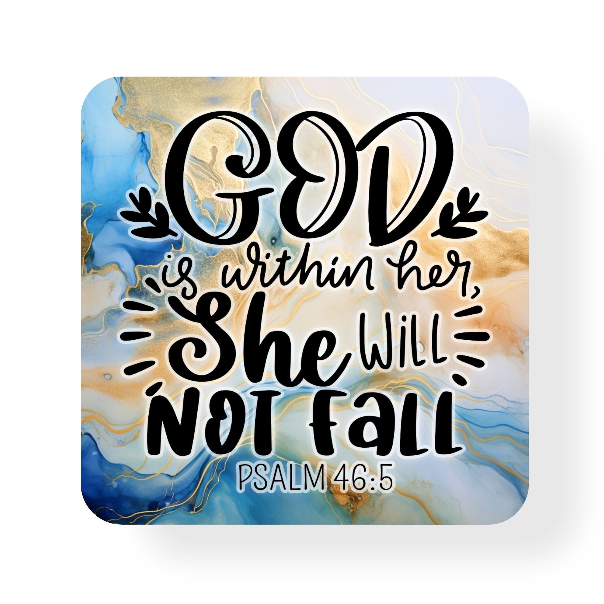 God Is Within Her Coaster