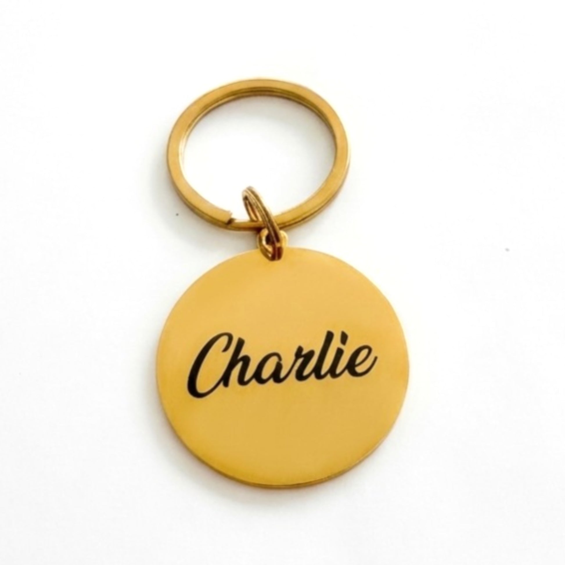 Round Dog Tag (Large)