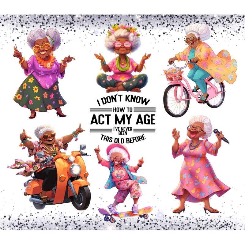 Grandma Act Your Age Tumbler