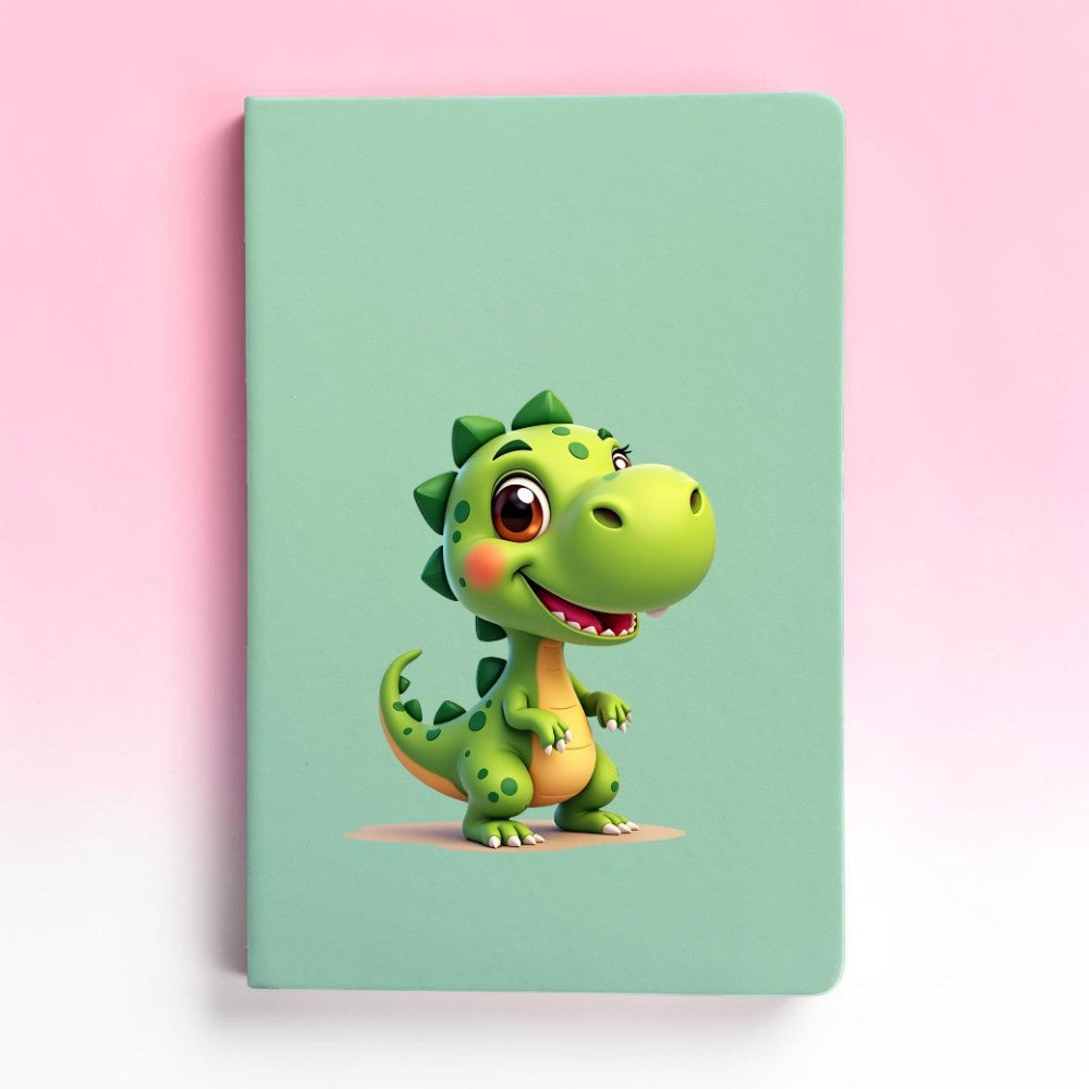 Green Dinosaur Notebook